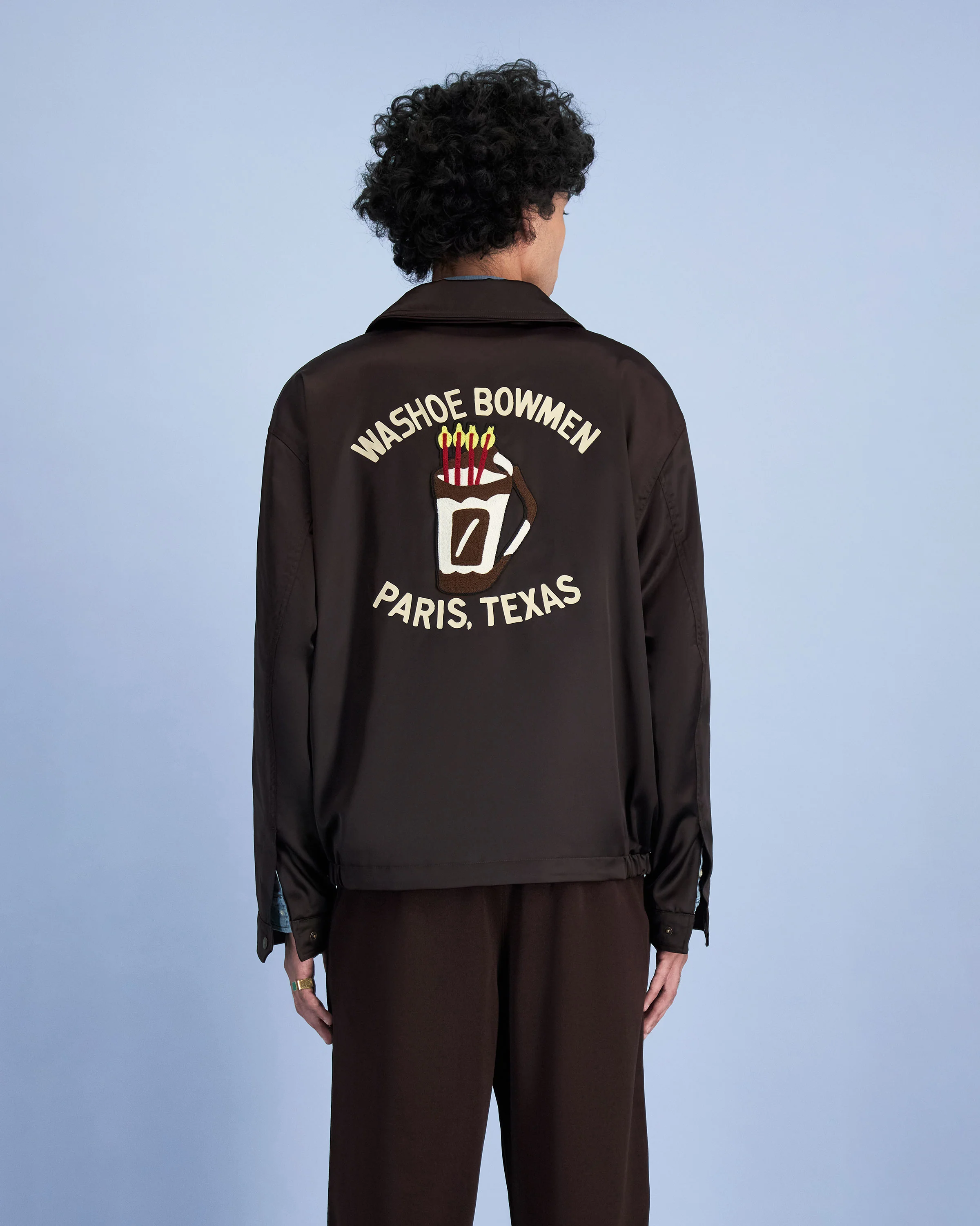 50s H. Dean Satin Jacket - Image 3