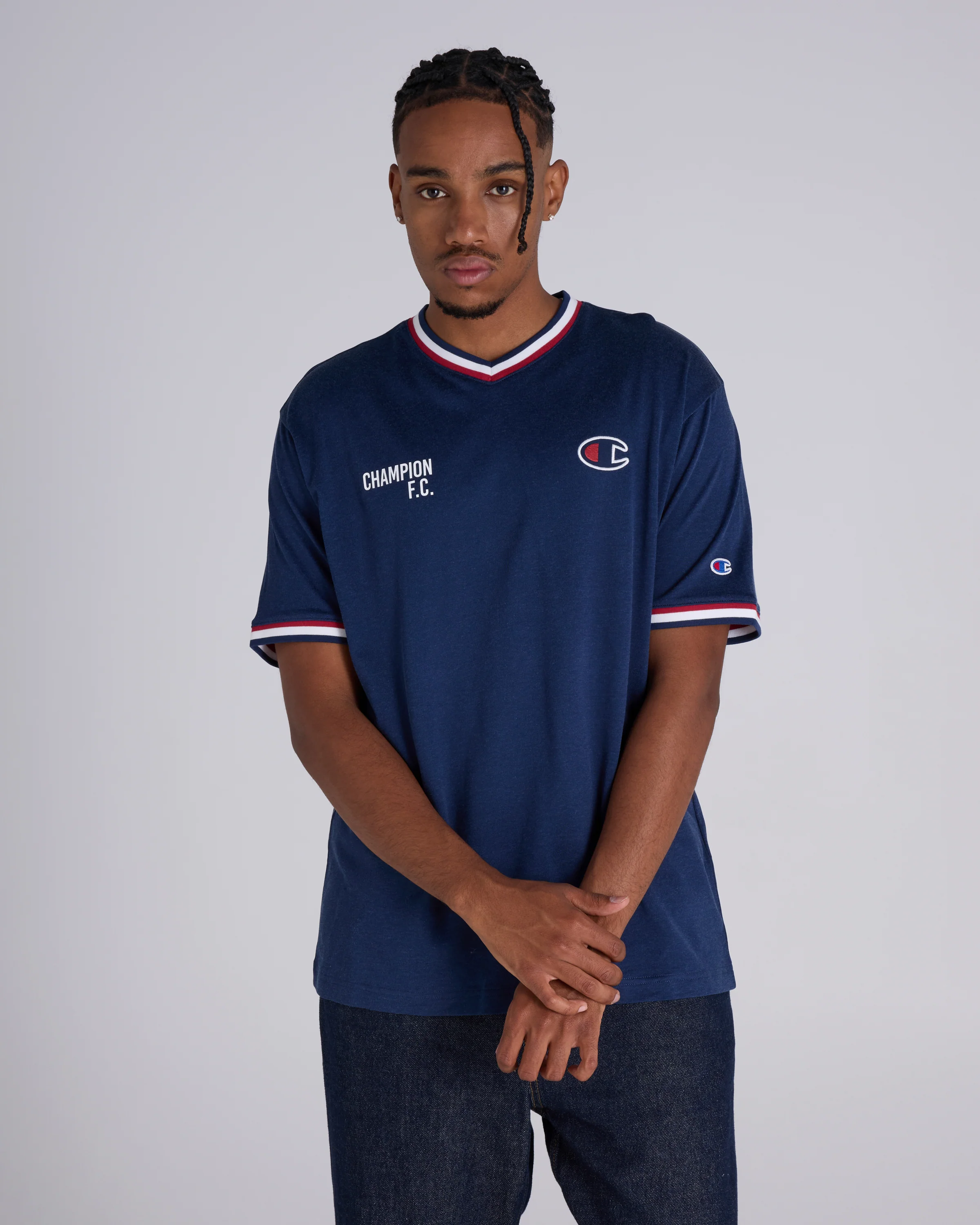 Champion FC Short Sleeve Ringer Tee