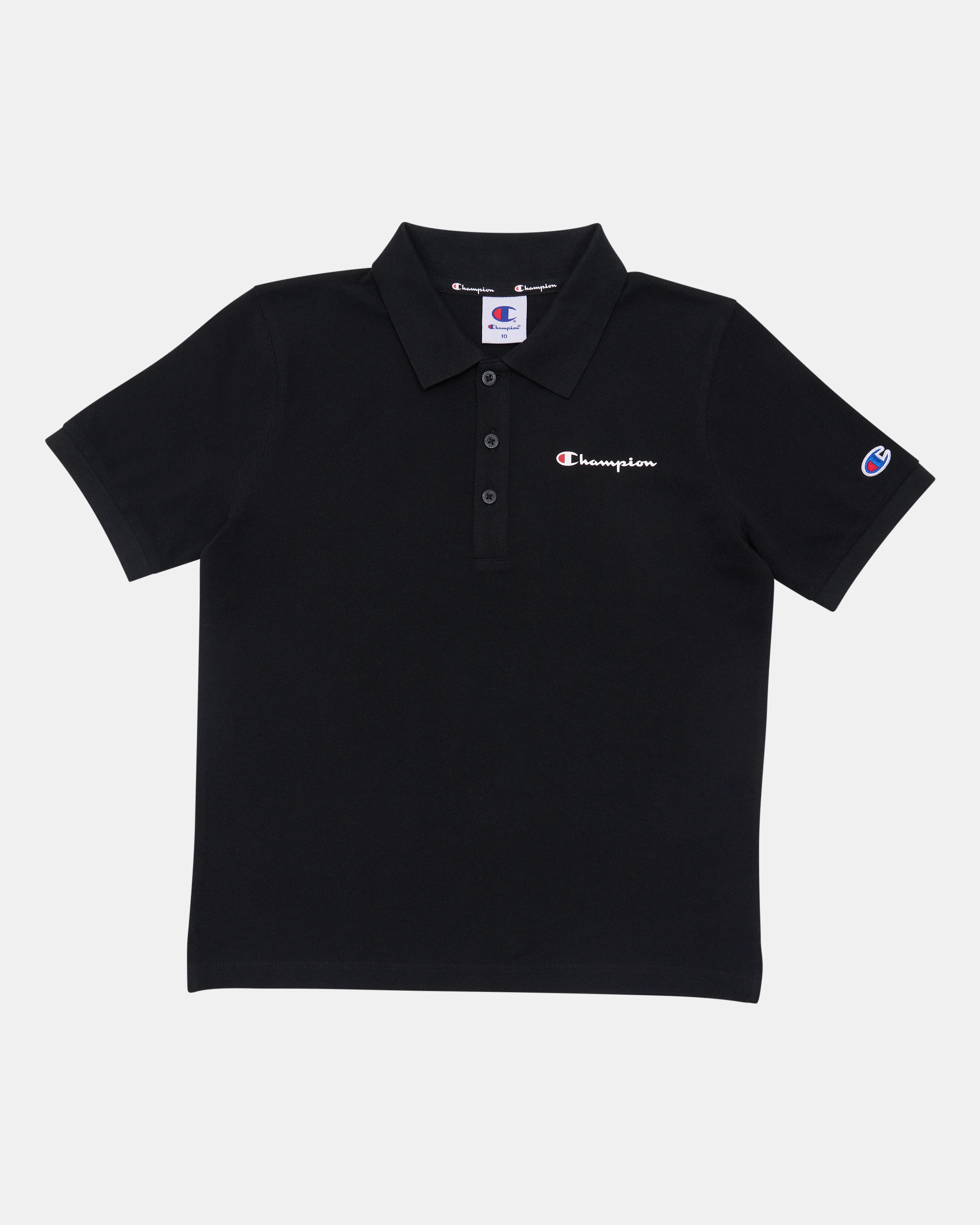 Junior Script Pique Polo