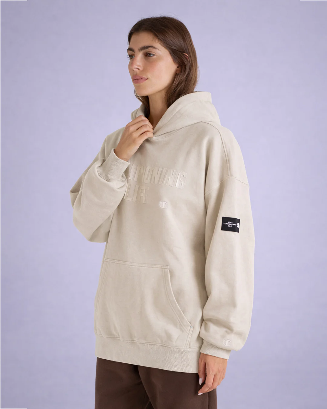 Champion x Klim Foundation Oversized Hoodie - Image 6