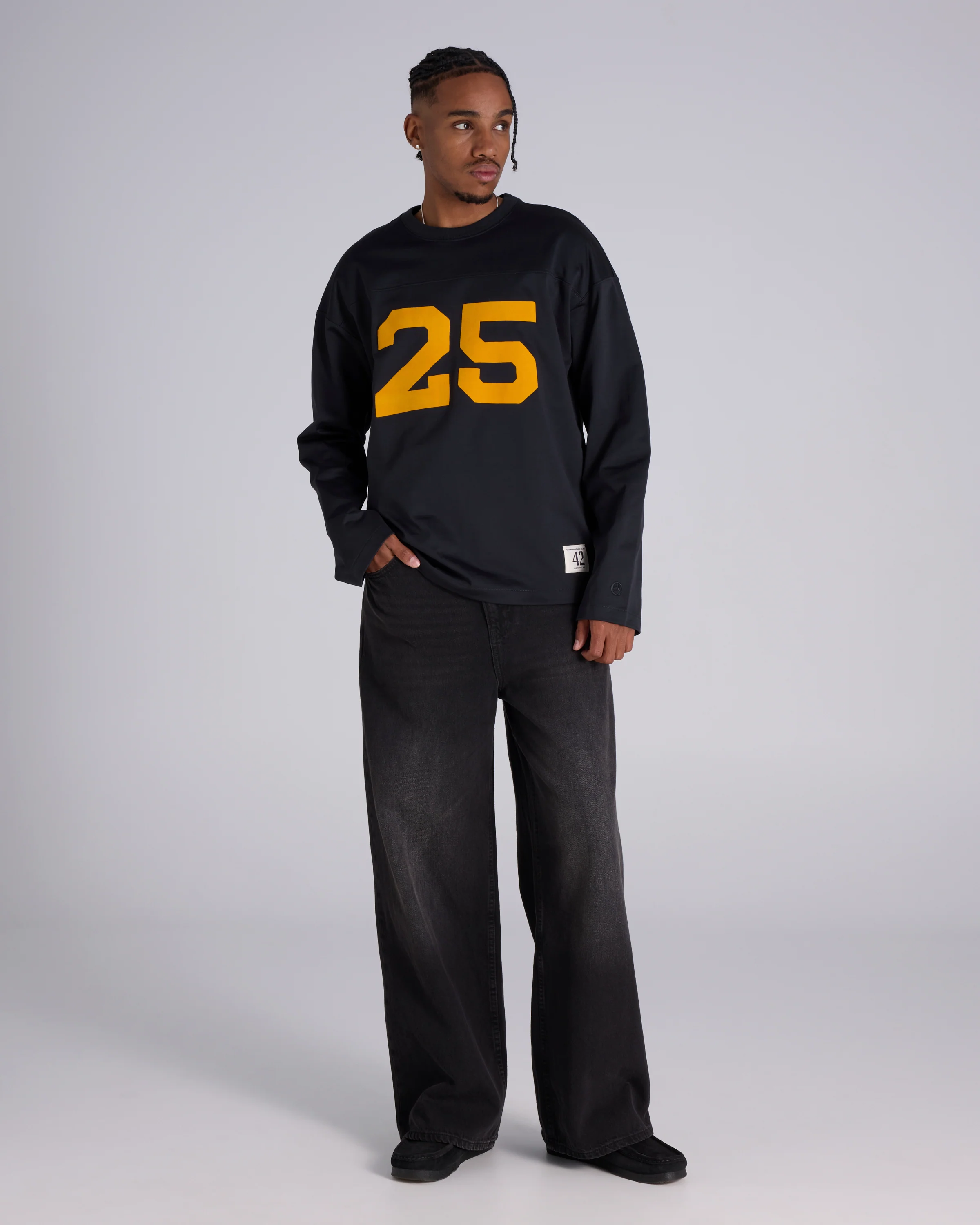 Time Capsule 40's Long Sleeve Football Jersey - Image 4