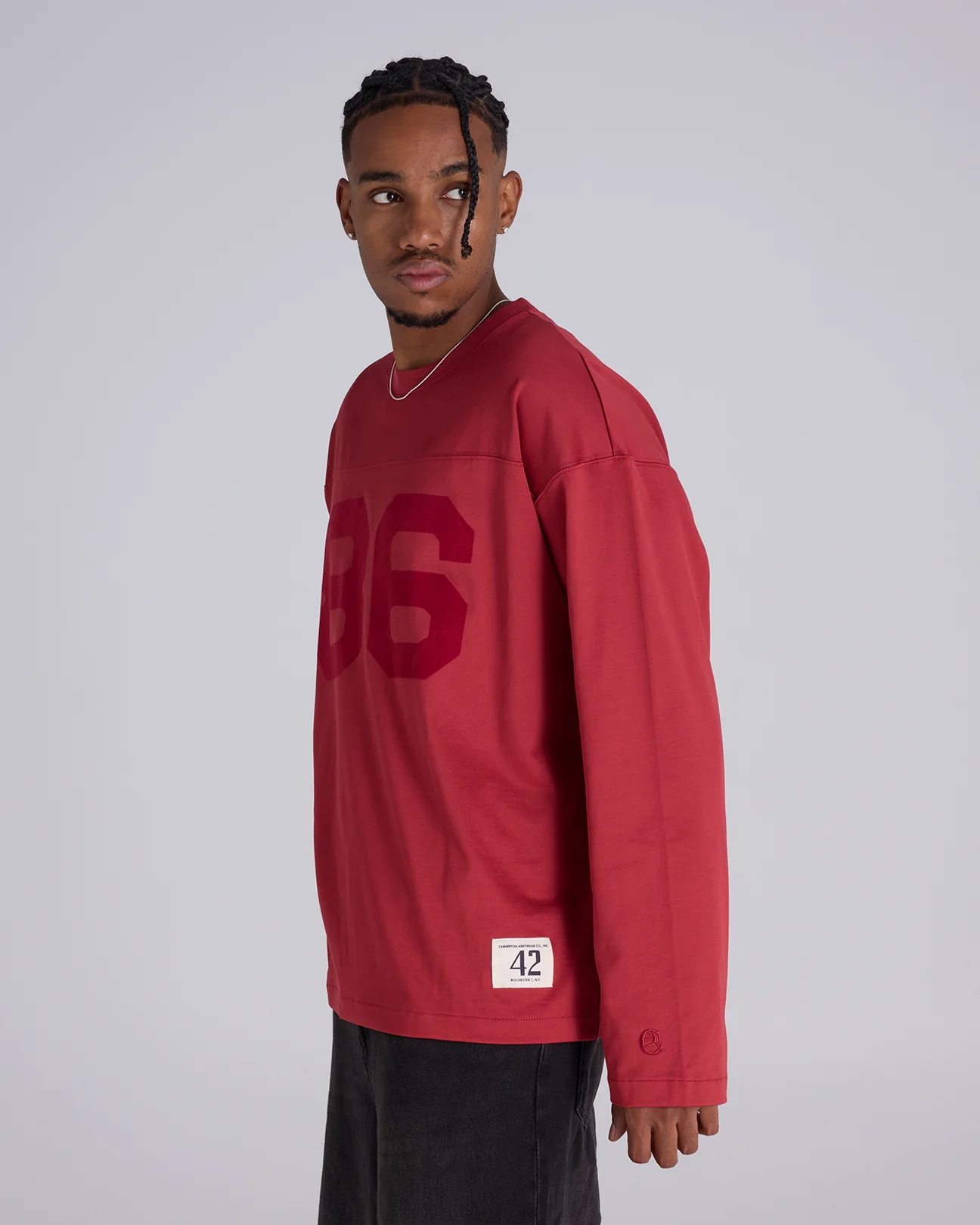 Time Capsule 40's Long Sleeve Football Jersey - Image 2