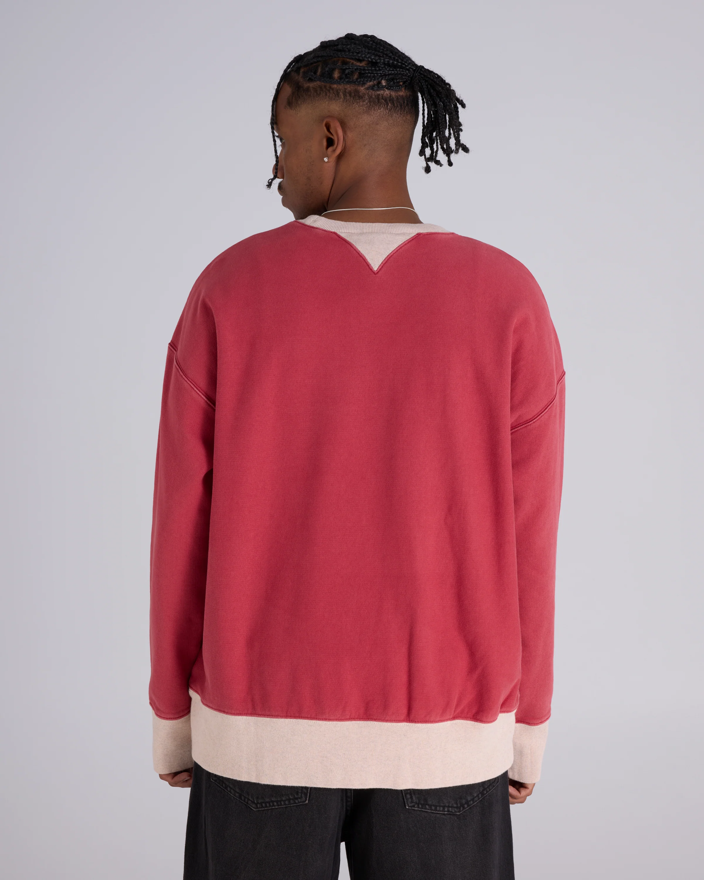 Time Capsule Reverse Weave 50's Athletic Team Crew - Image 3