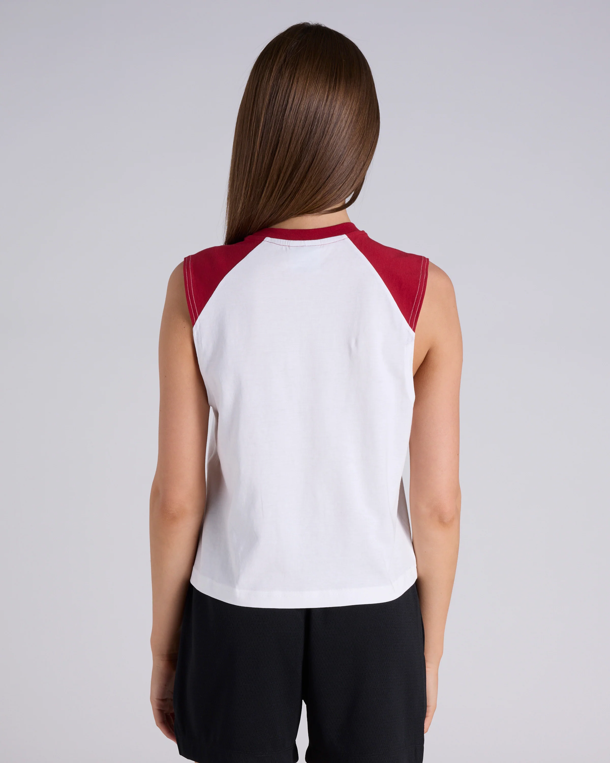 Ringer Sleeveless Tee - Image 3