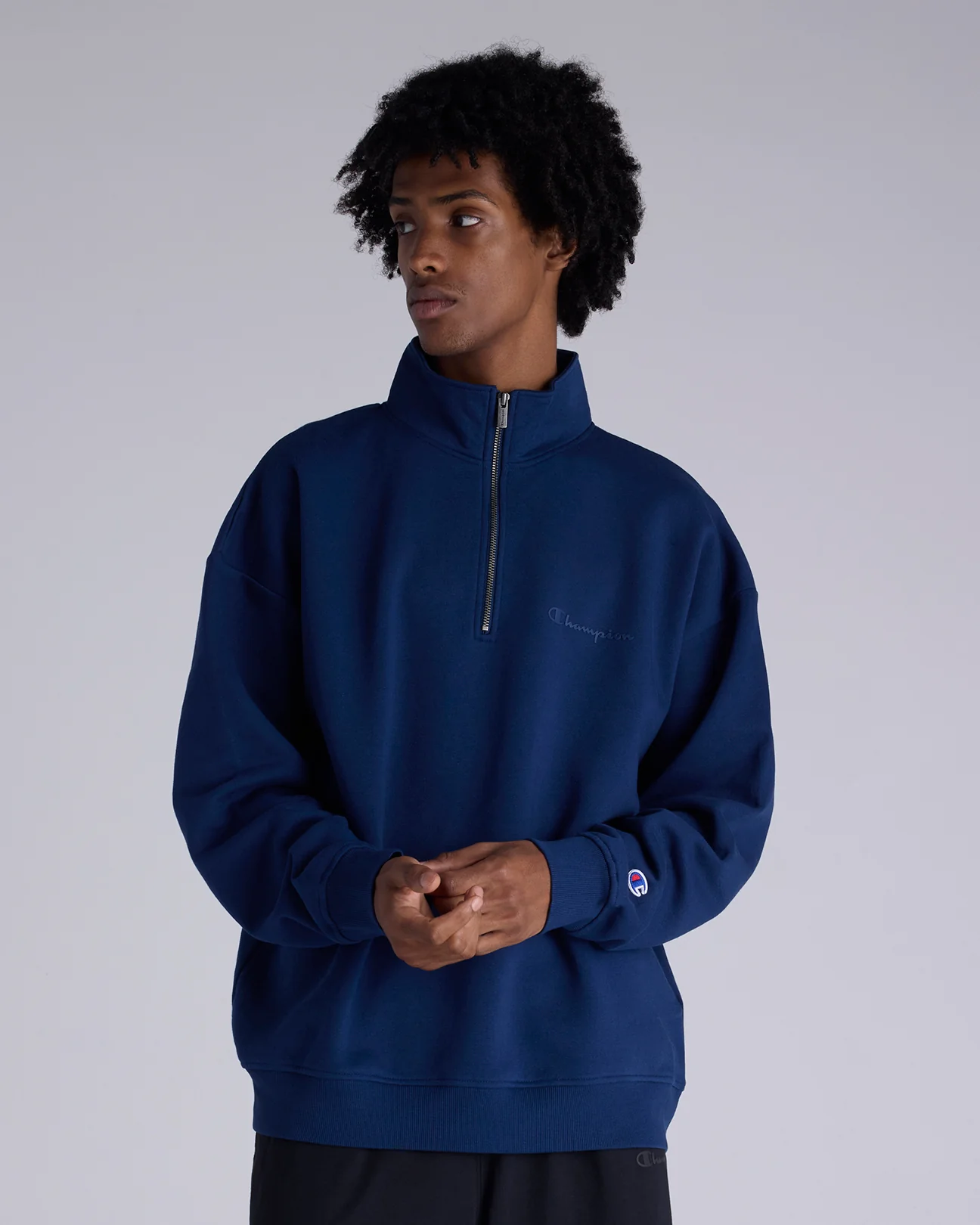 Tonal Quarter Zip