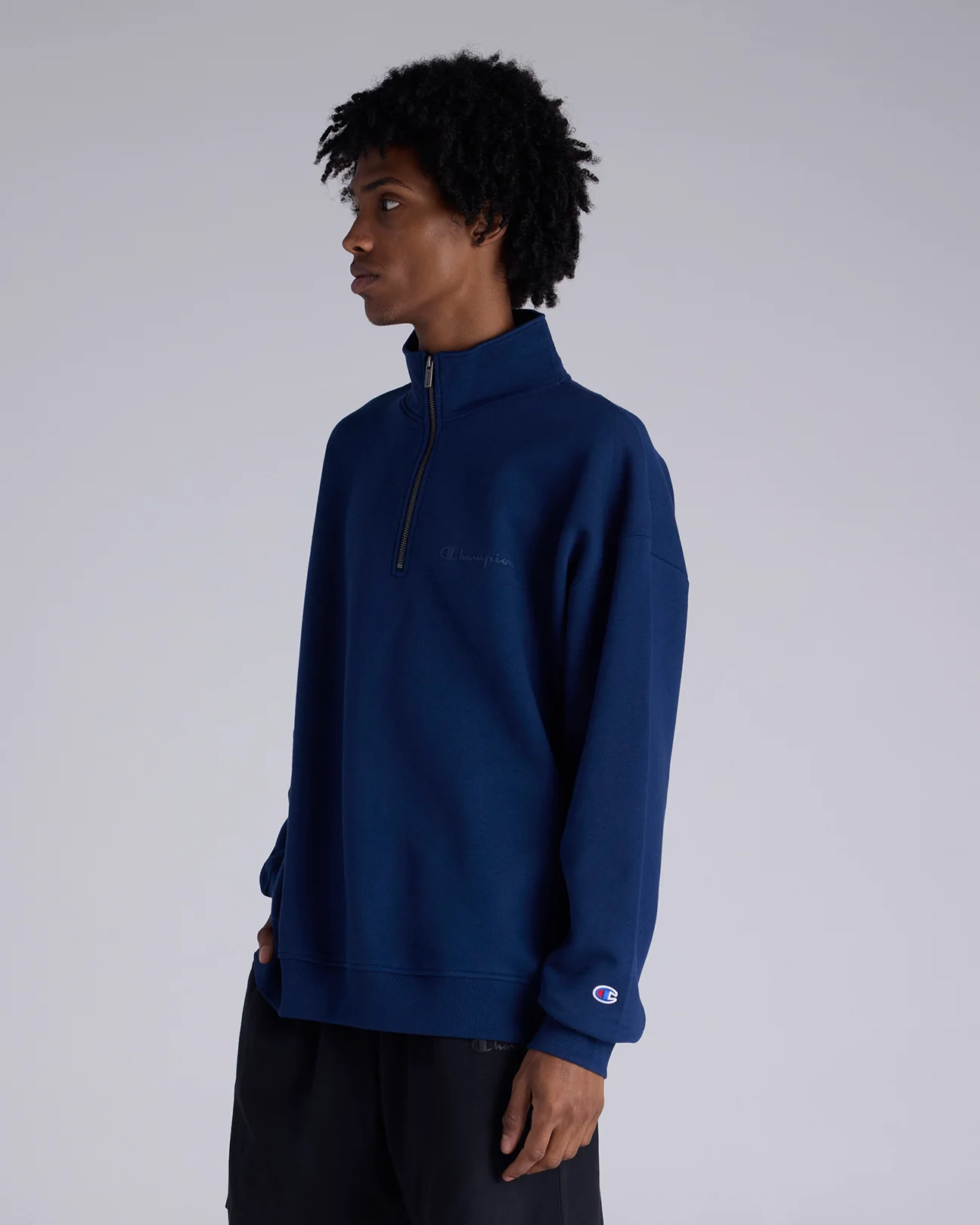 Tonal Quarter Zip - Image 2