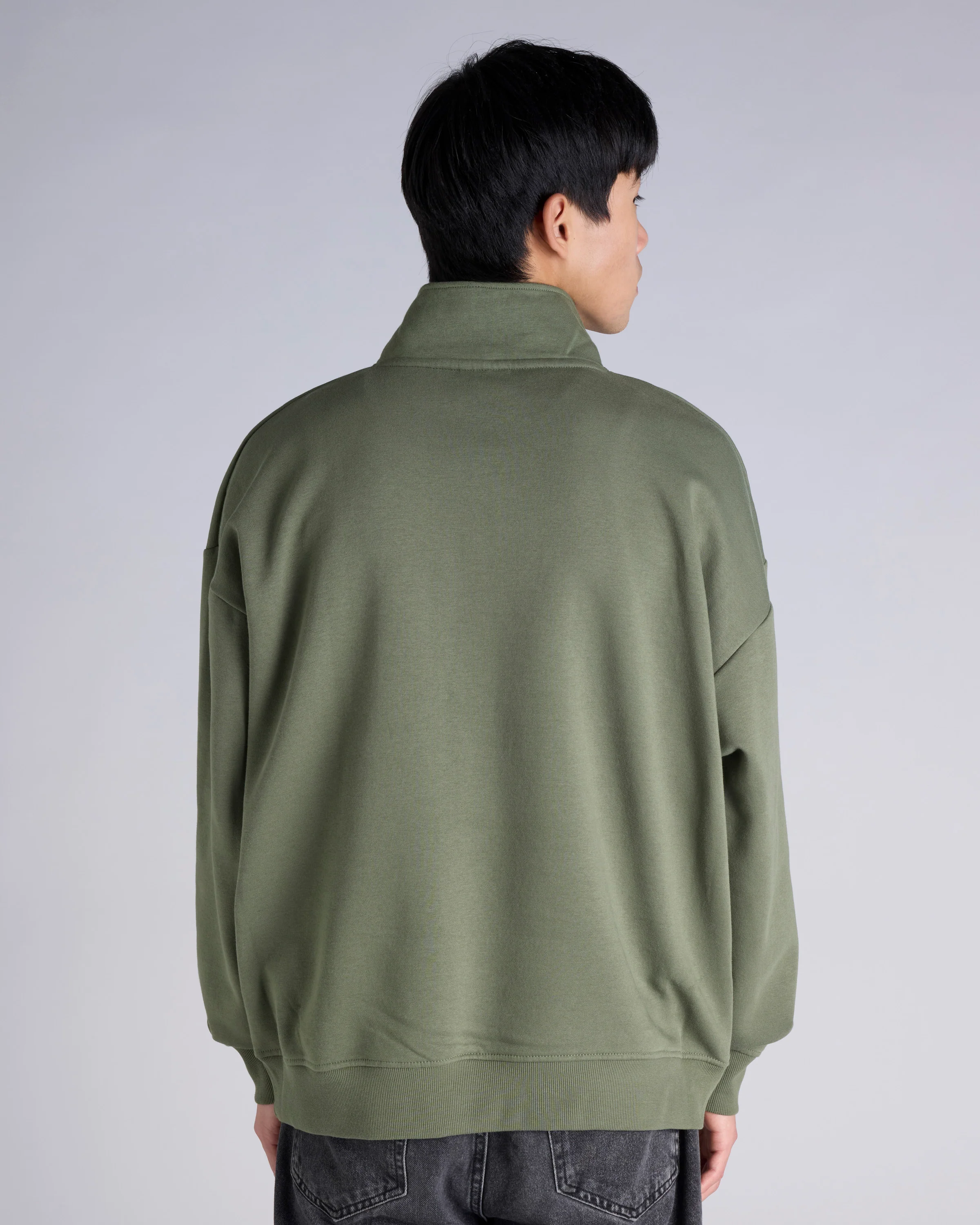 Tonal Quarter Zip Crew - Image 3