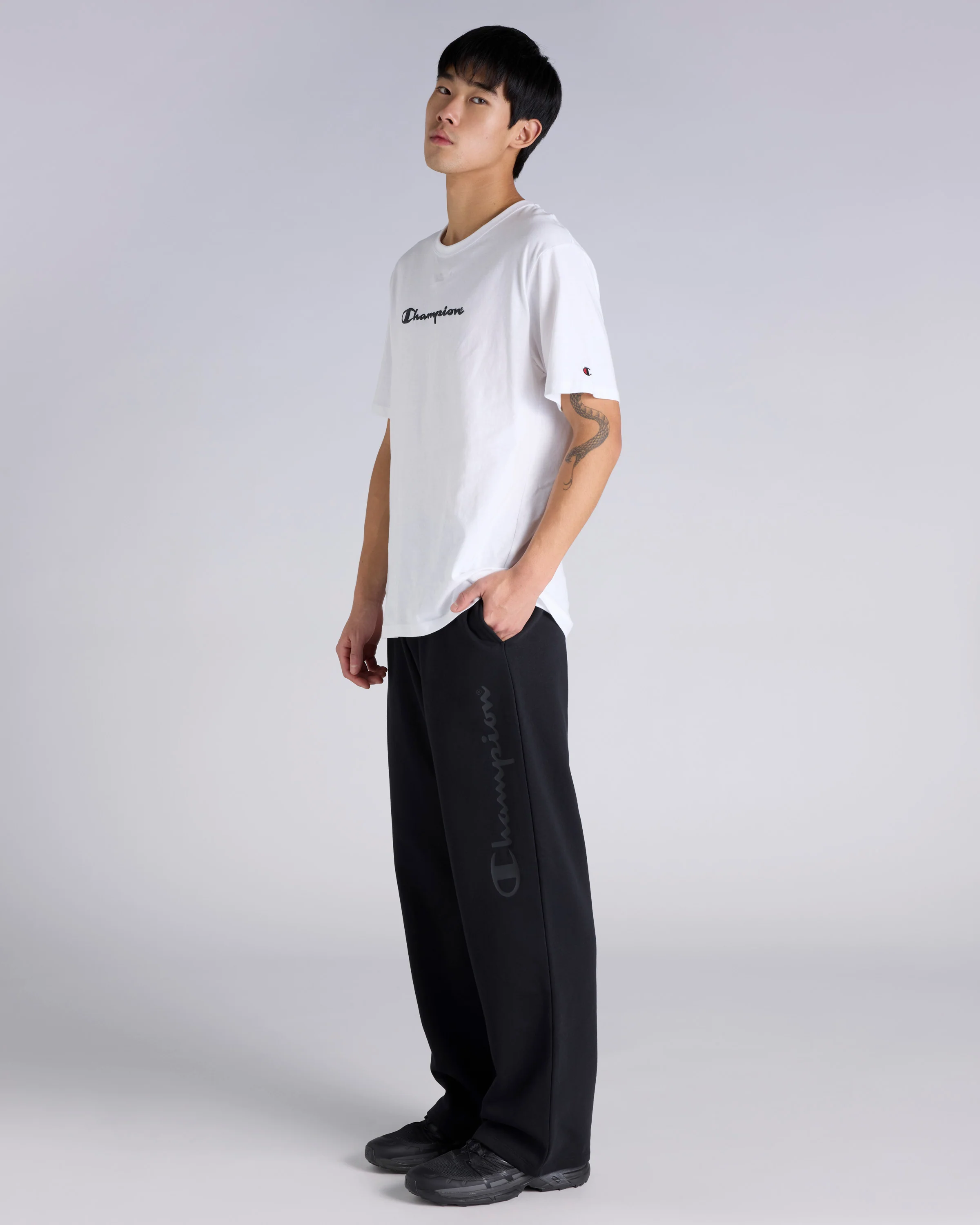 Tonal Straight Track Pants - Image 4