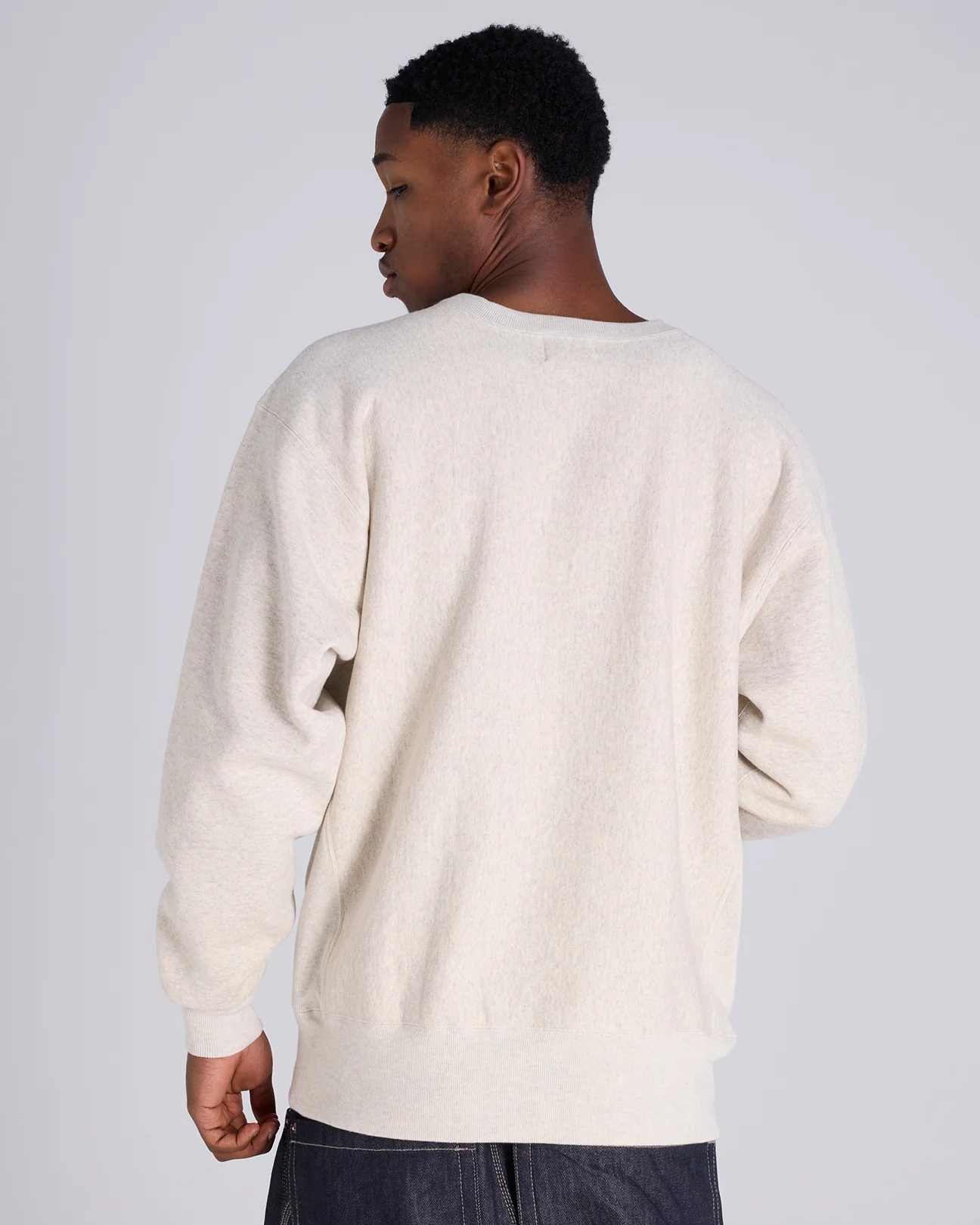 True to Archive  Reverse Weave 2nd Patent Crew Neck Sweatshirt - Image 3