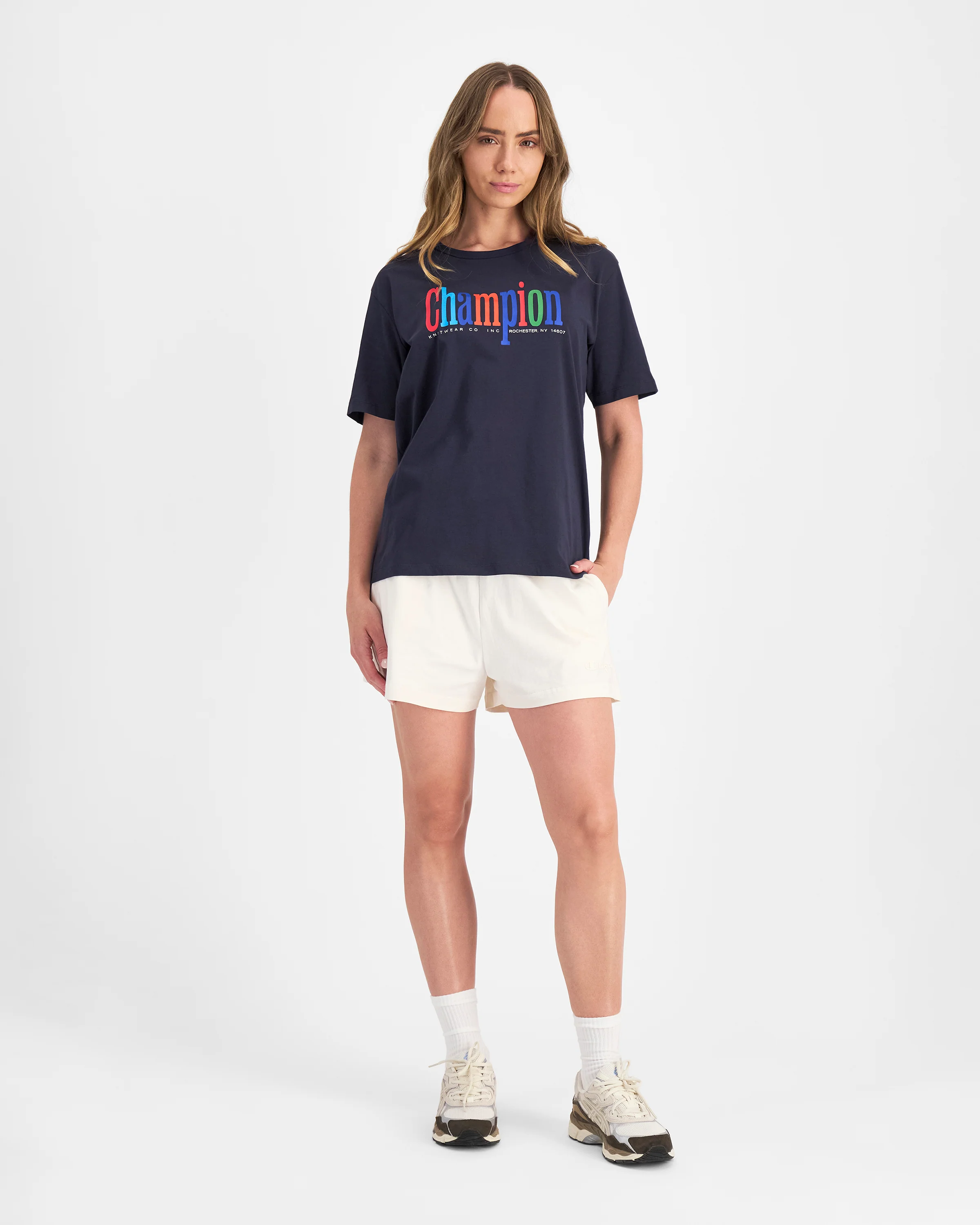 Champion Hi-Waist Tonal Jersey Short - Image 4