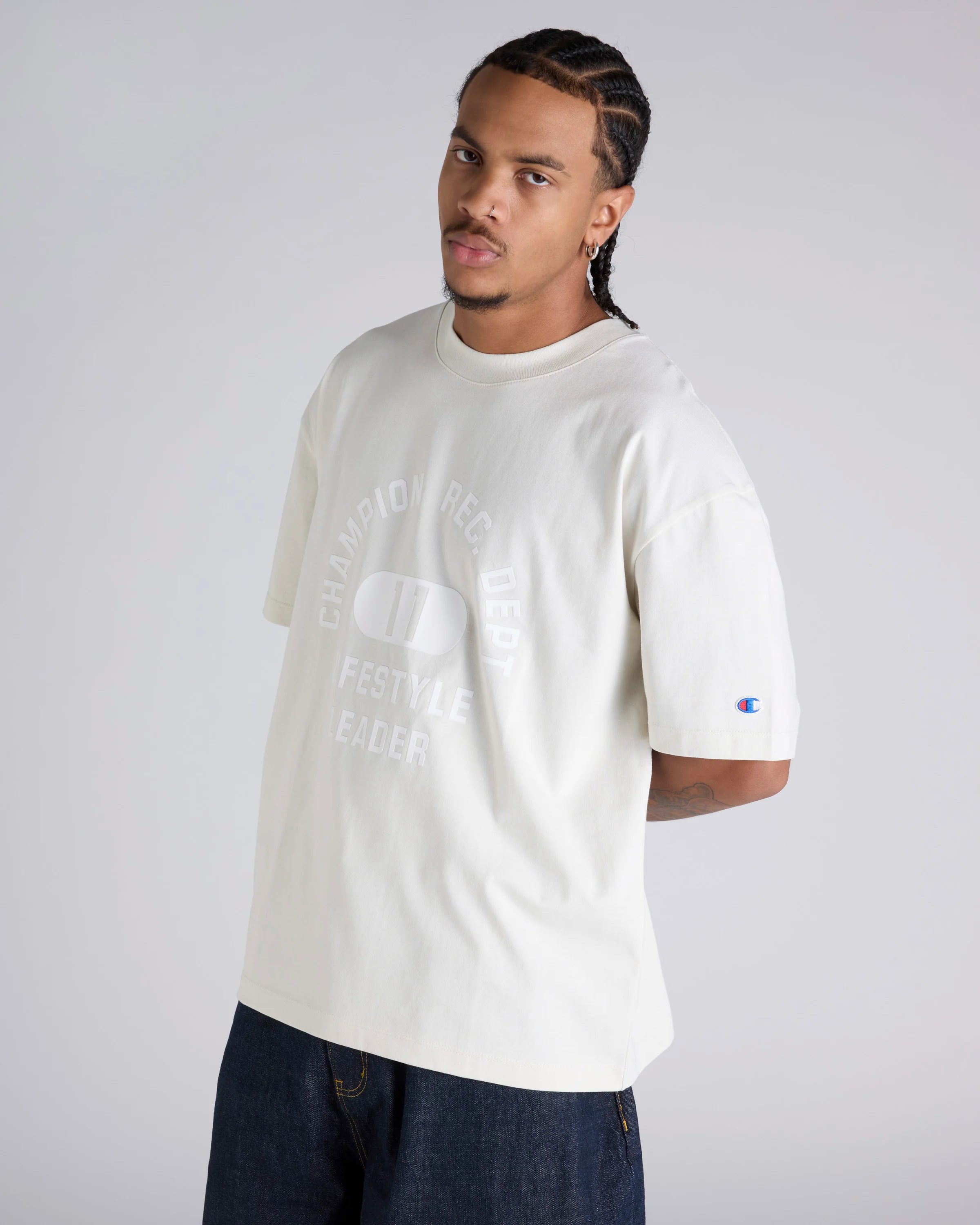 Flocked Graphic Heritage Tee - Image 2