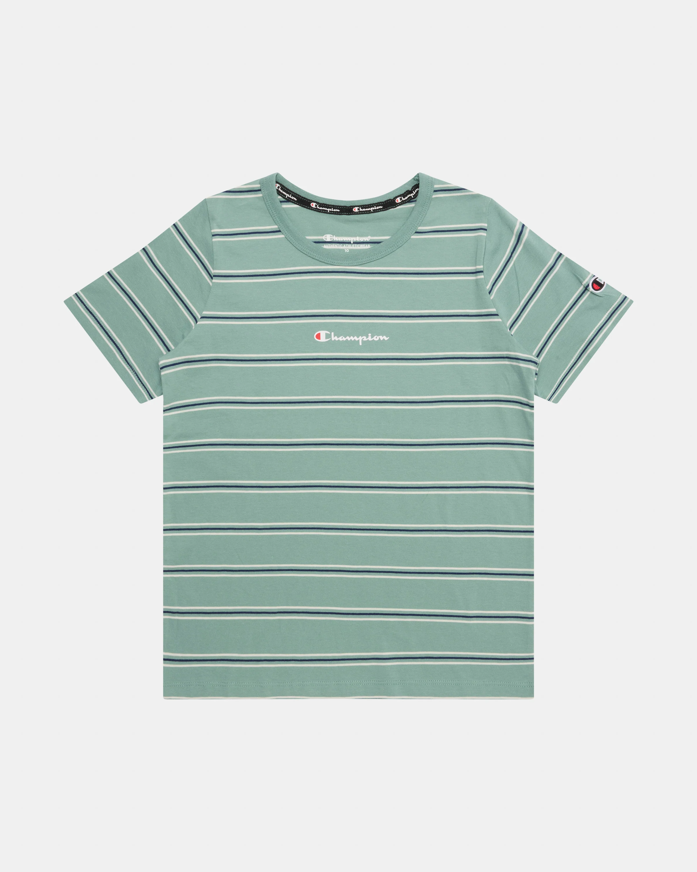 Stripe Script Tee