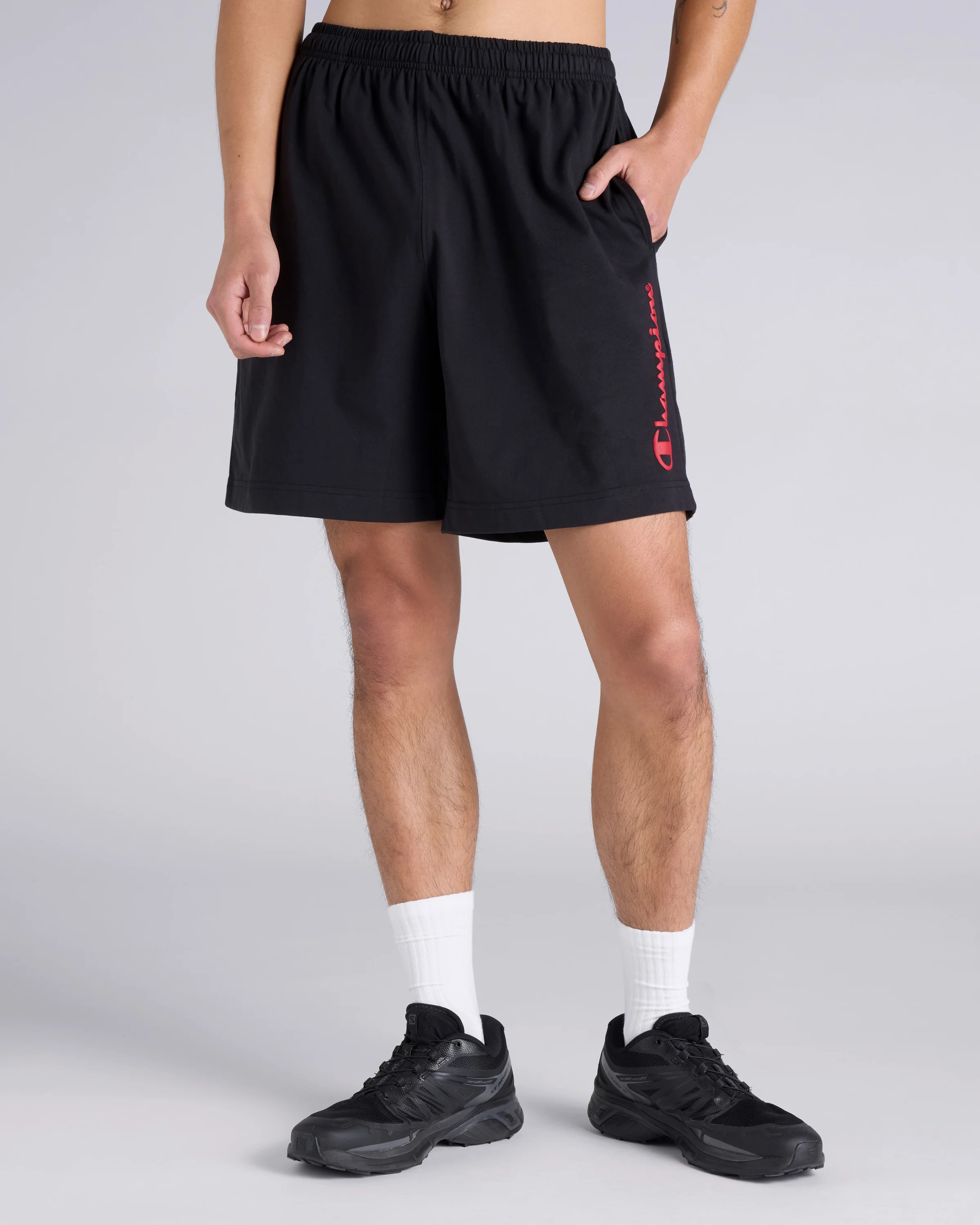 Puff Script Jersey Shorts