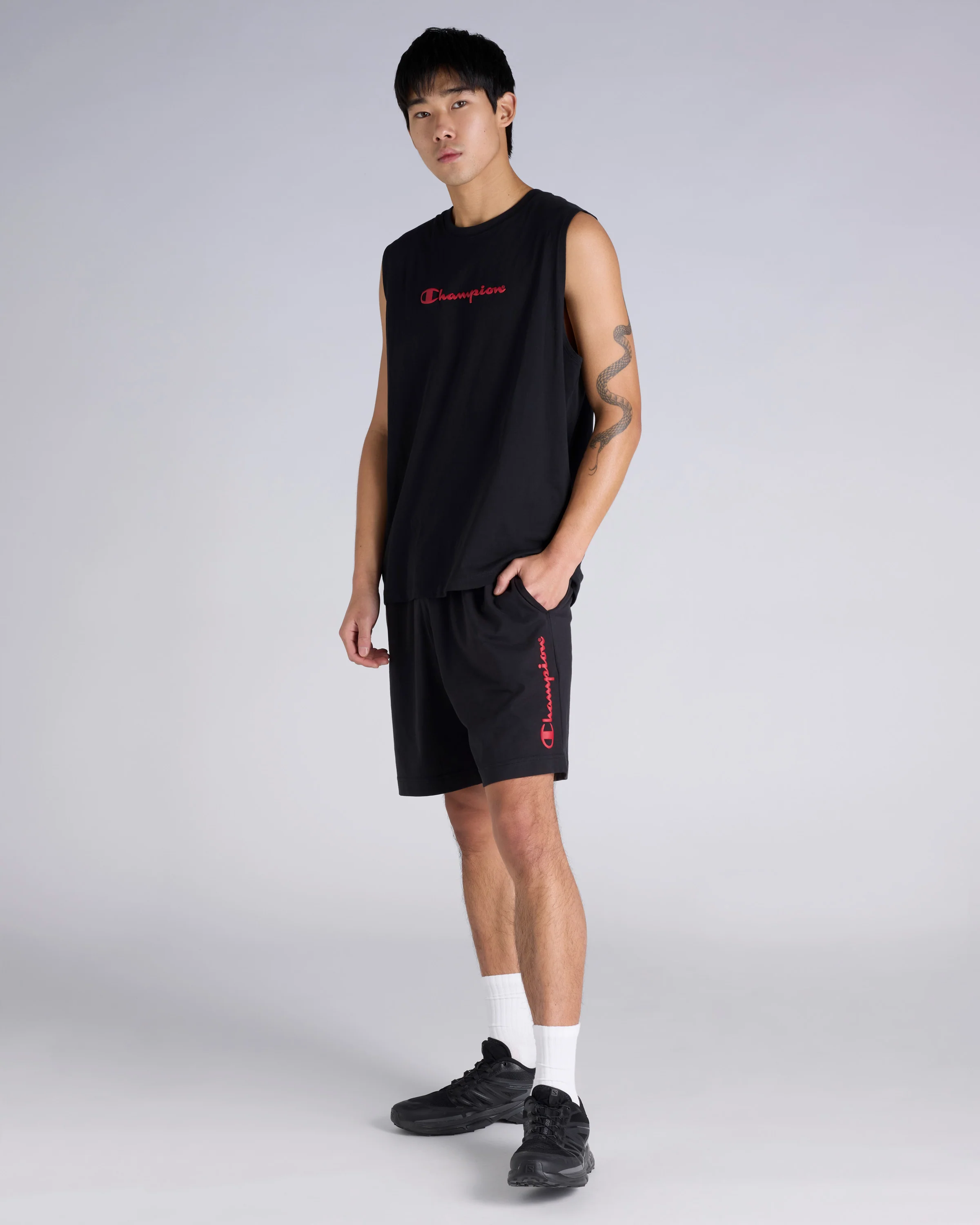 Puff Script Jersey Shorts - Image 4