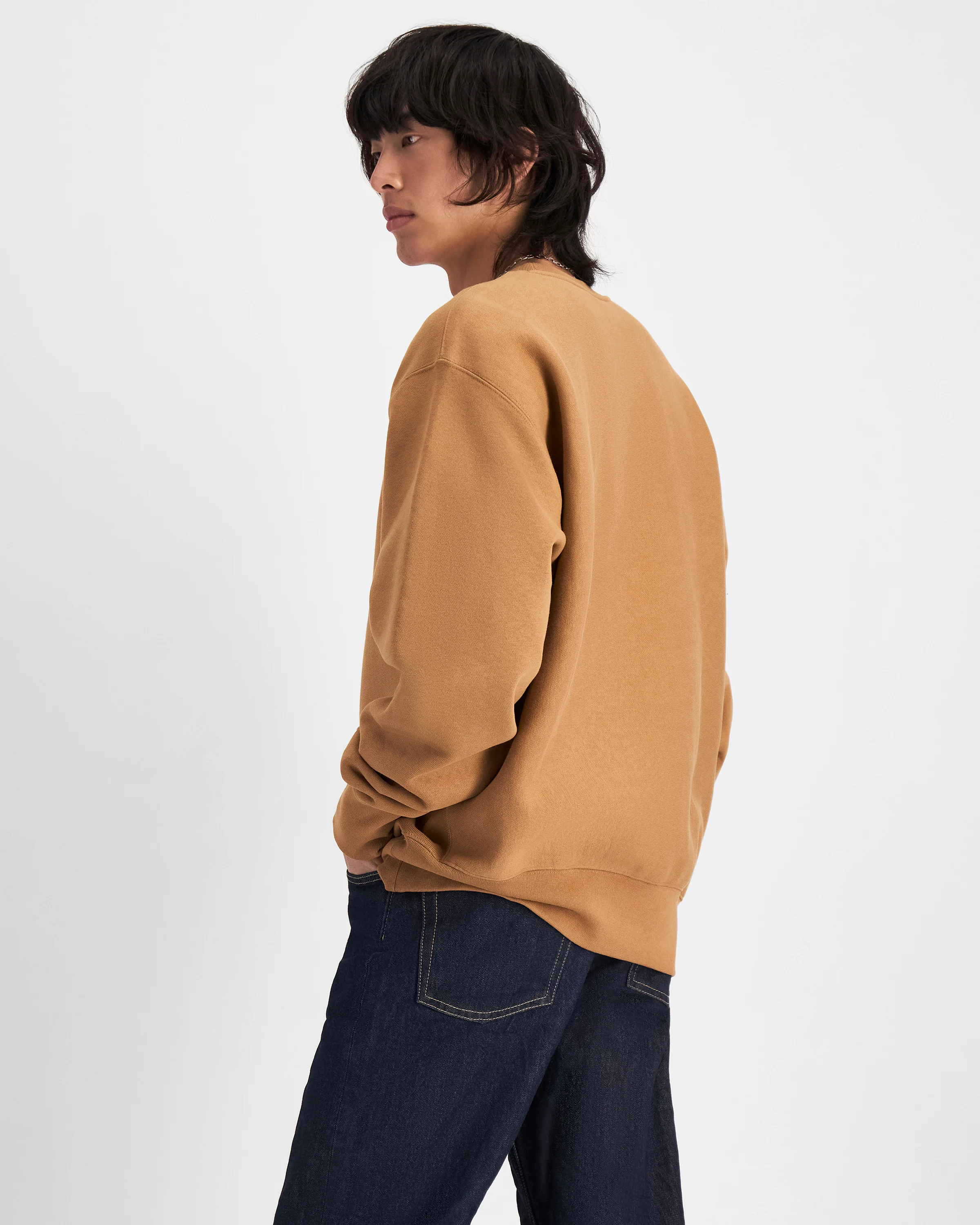 Reverse Weave C Logo Crew - Image 3