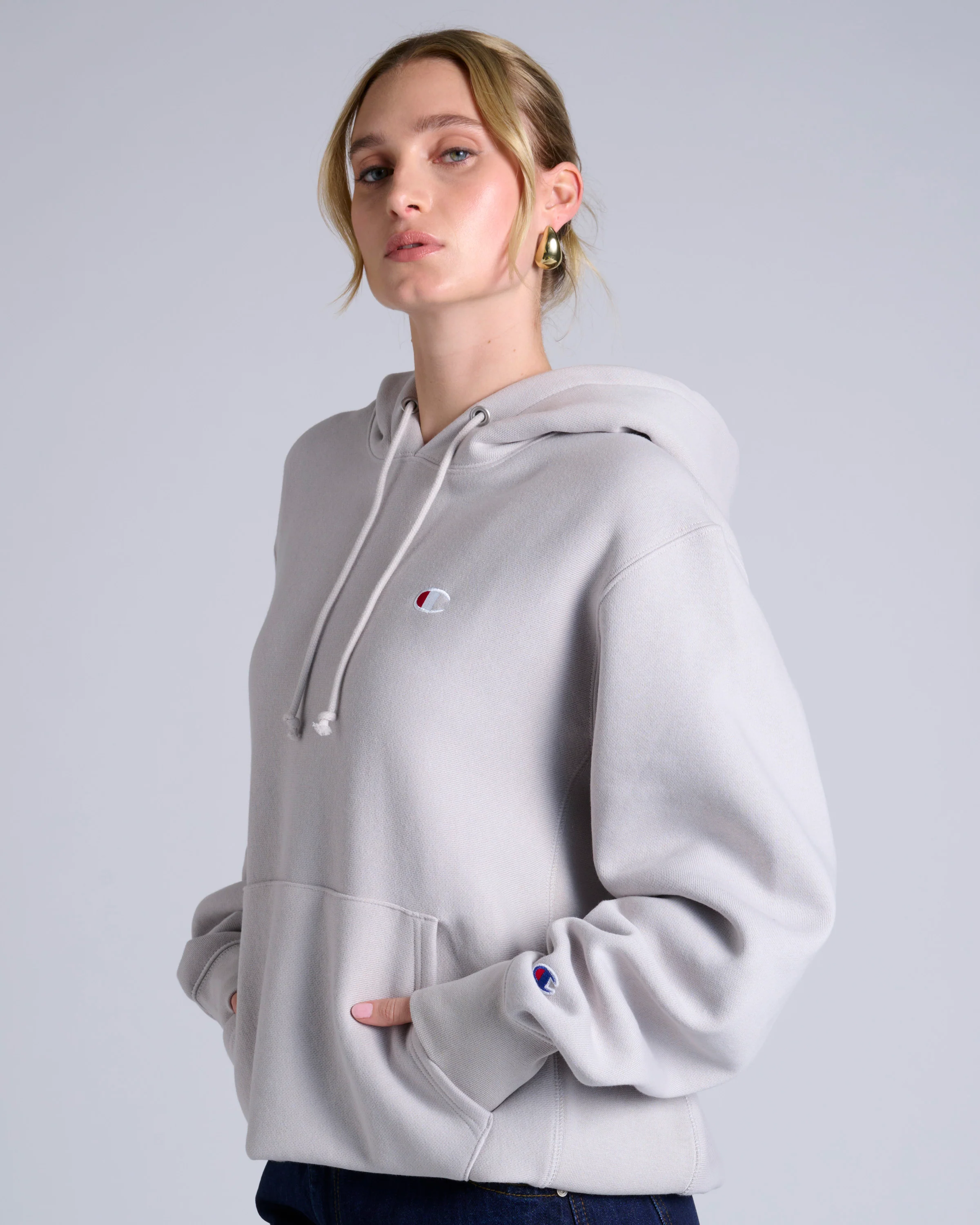 Reverse Weave C Logo Hoodie - Image 14