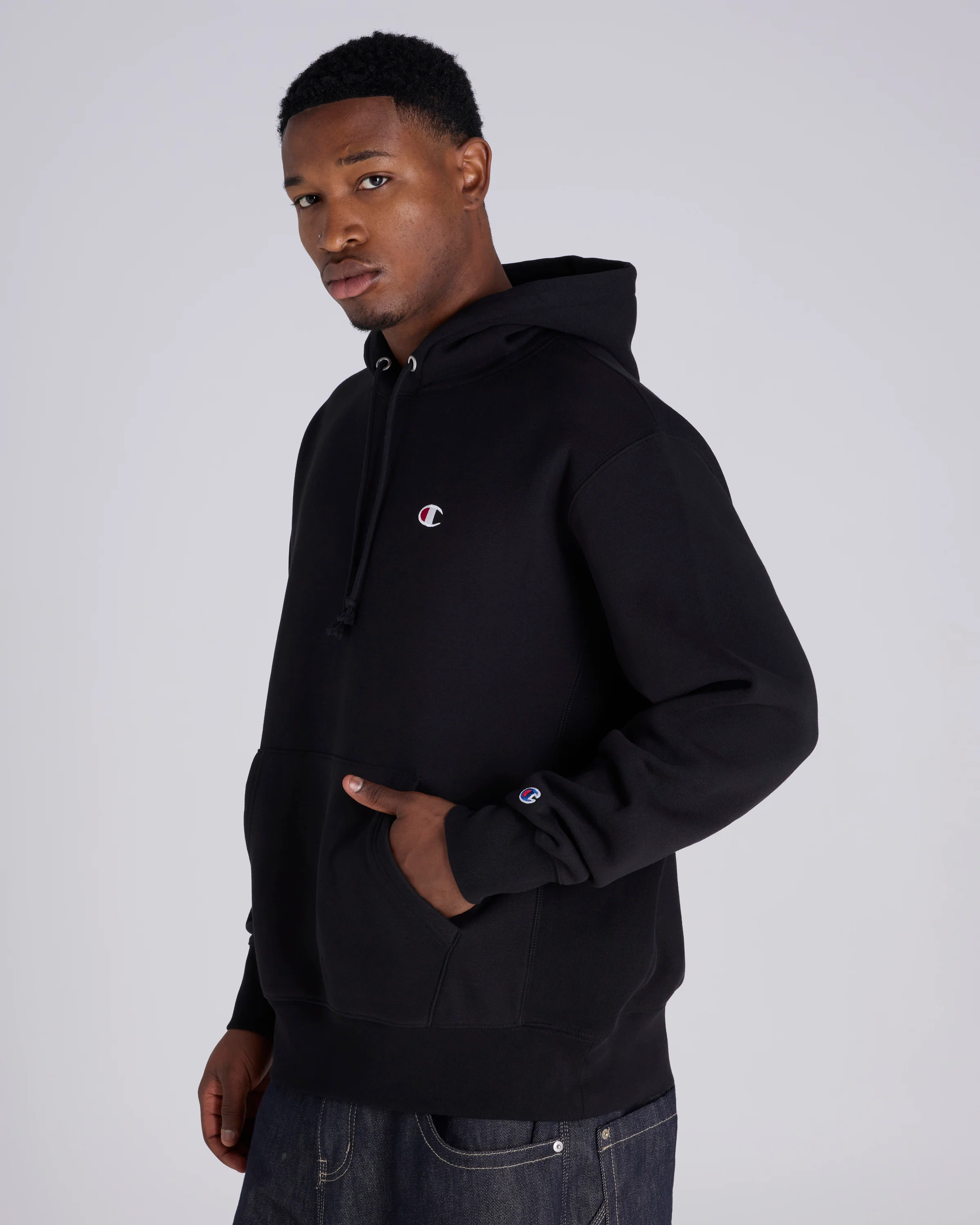 Reverse Weave C Logo Hoodie - Image 3