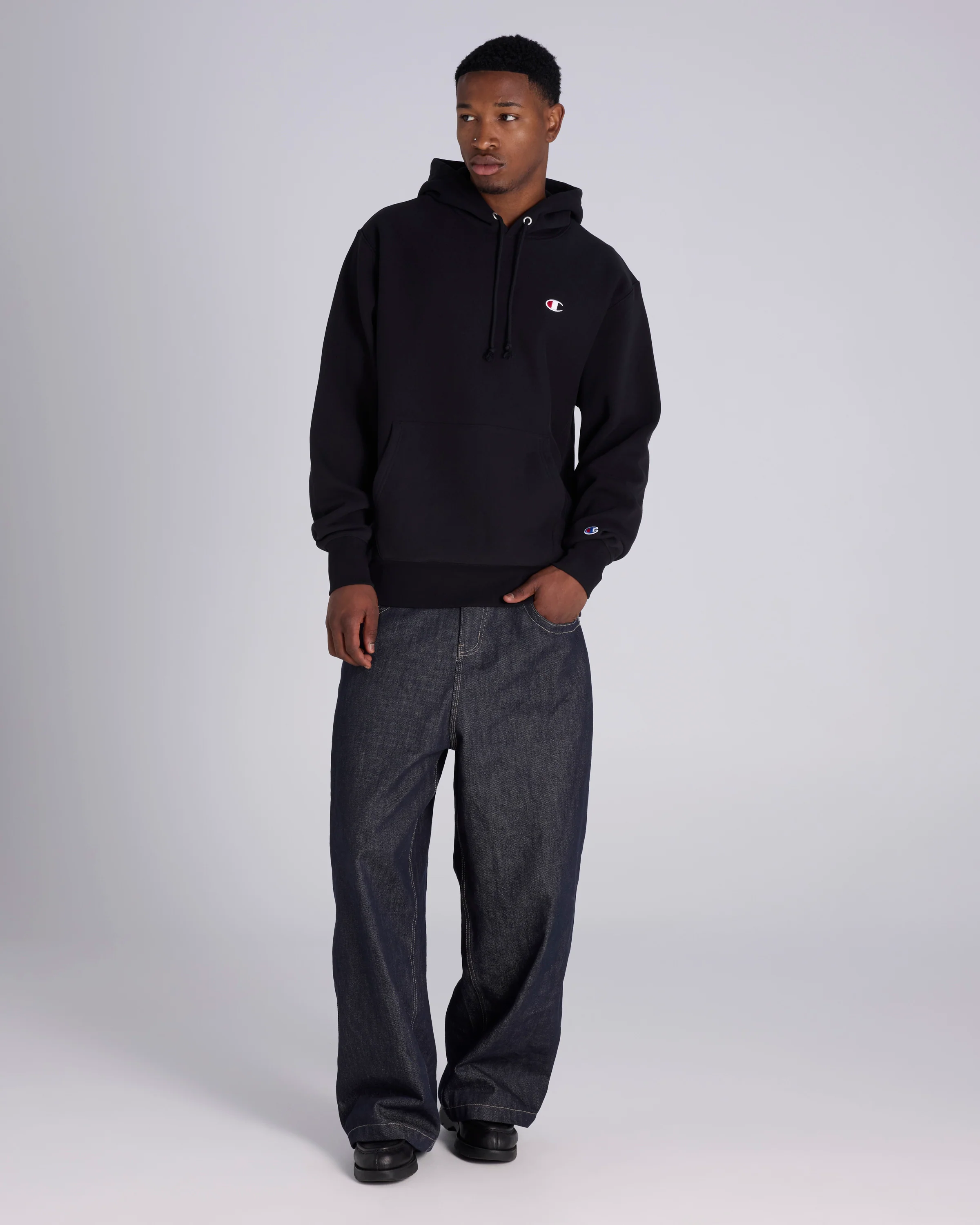 Reverse Weave C Logo Hoodie - Image 5