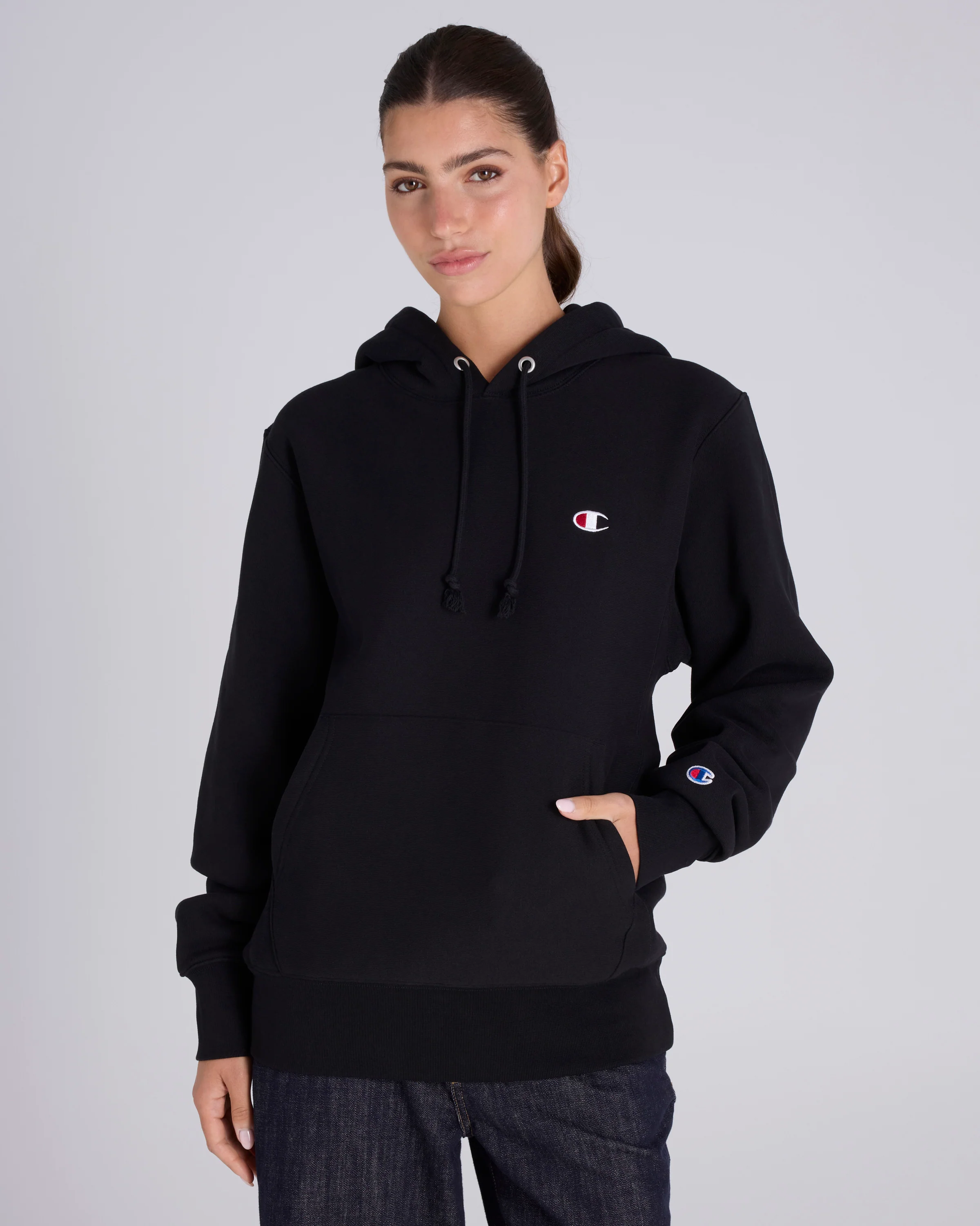 Reverse Weave C Logo Hoodie - Image 6