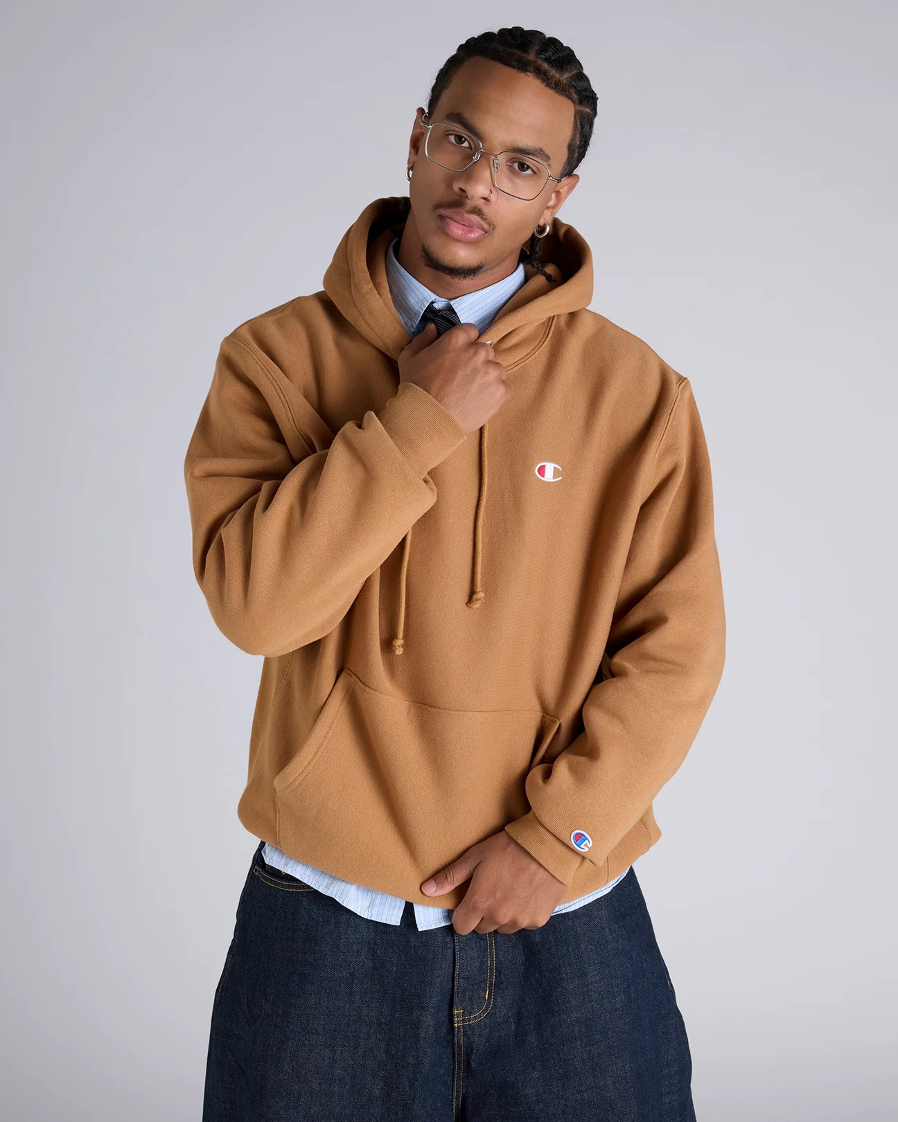 Reverse Weave C Logo Hoodie - Image 2