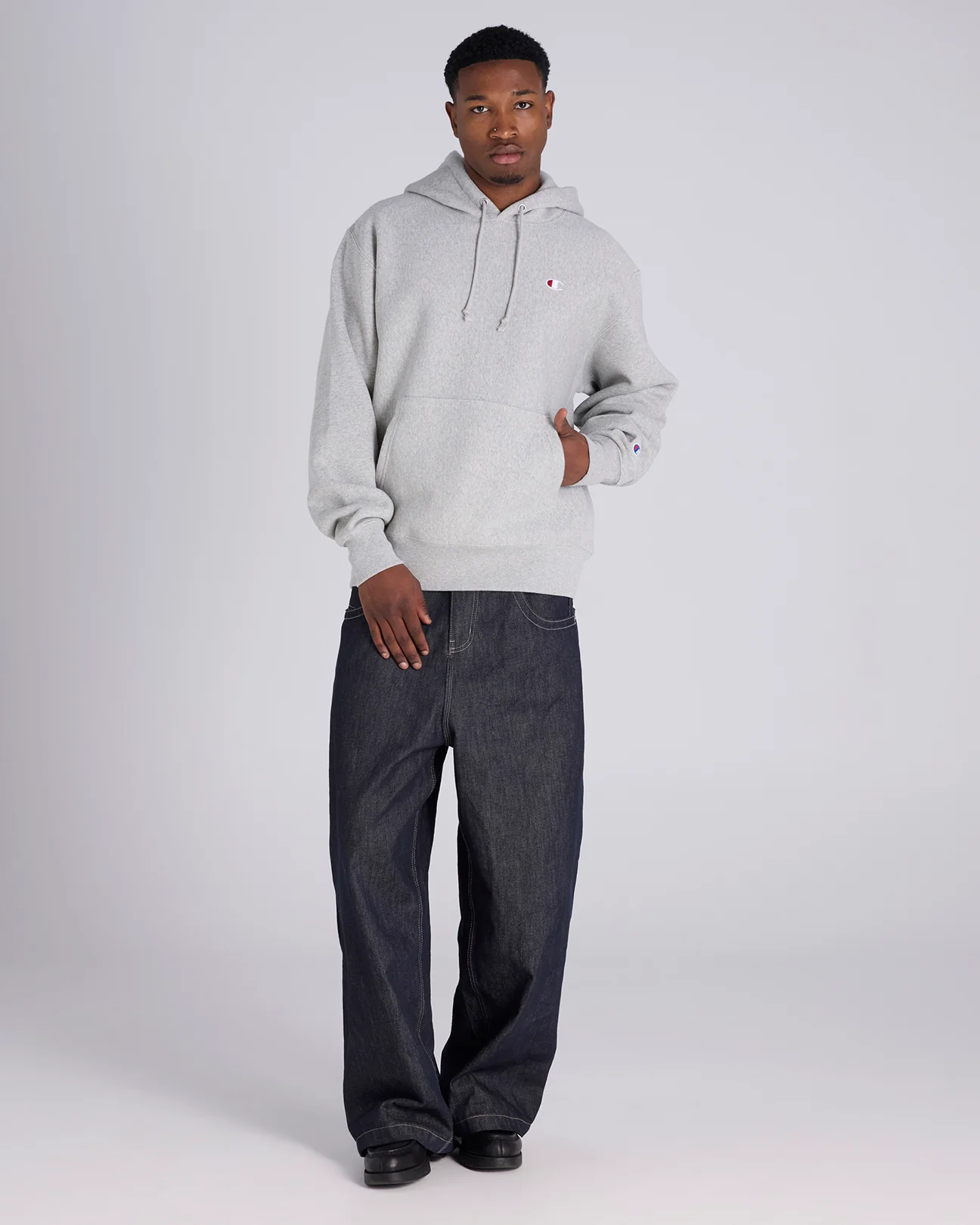 Reverse Weave C Logo Hoodie - Image 4