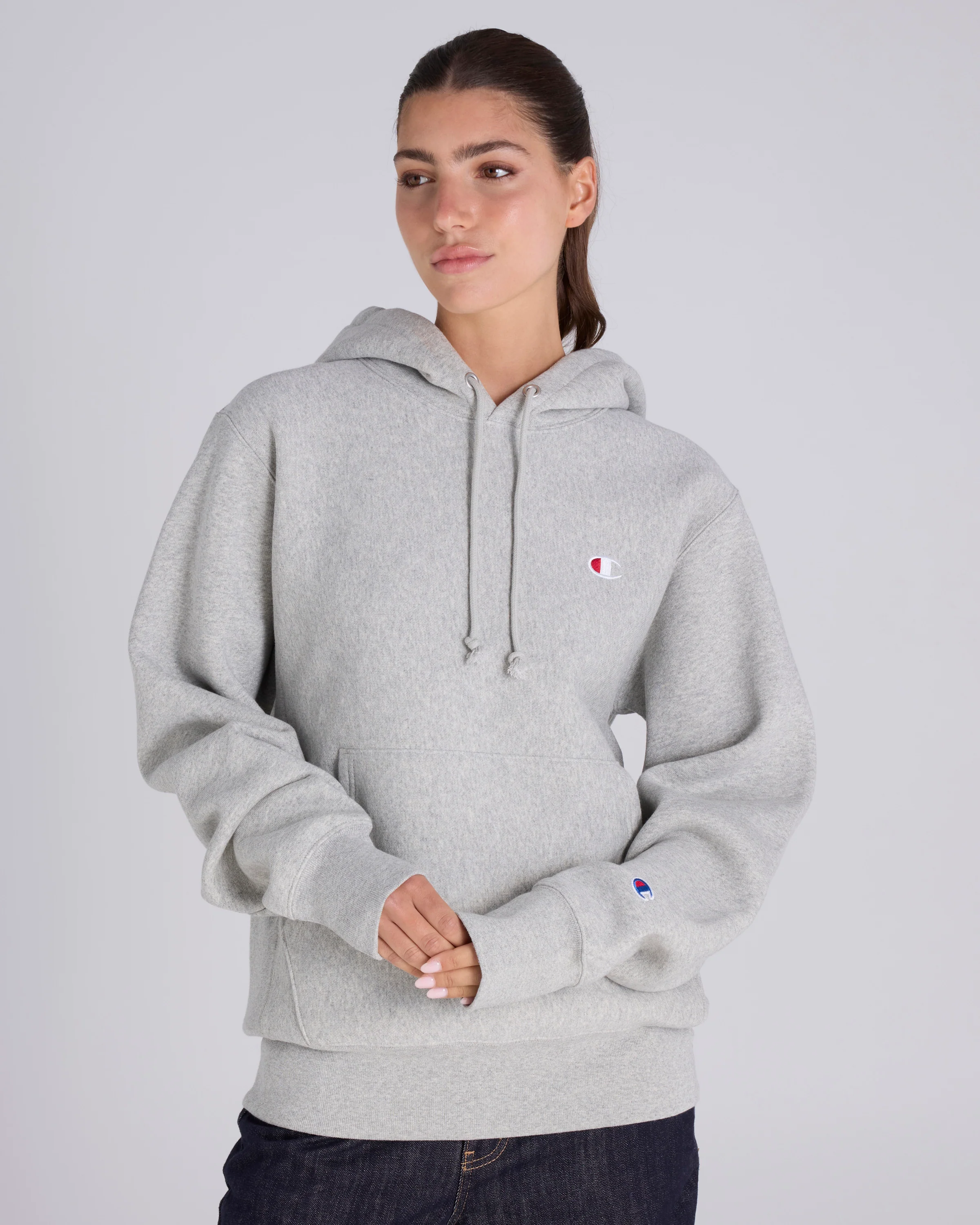 Reverse Weave C Logo Hoodie - Image 5