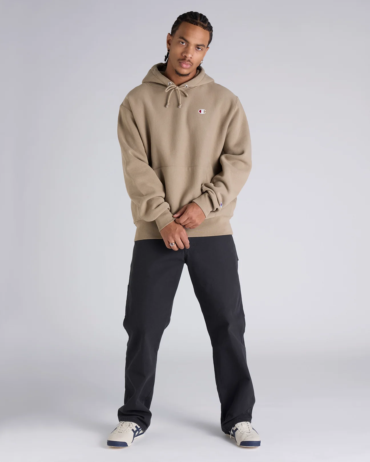 Reverse Weave C Logo Hoodie - Image 4