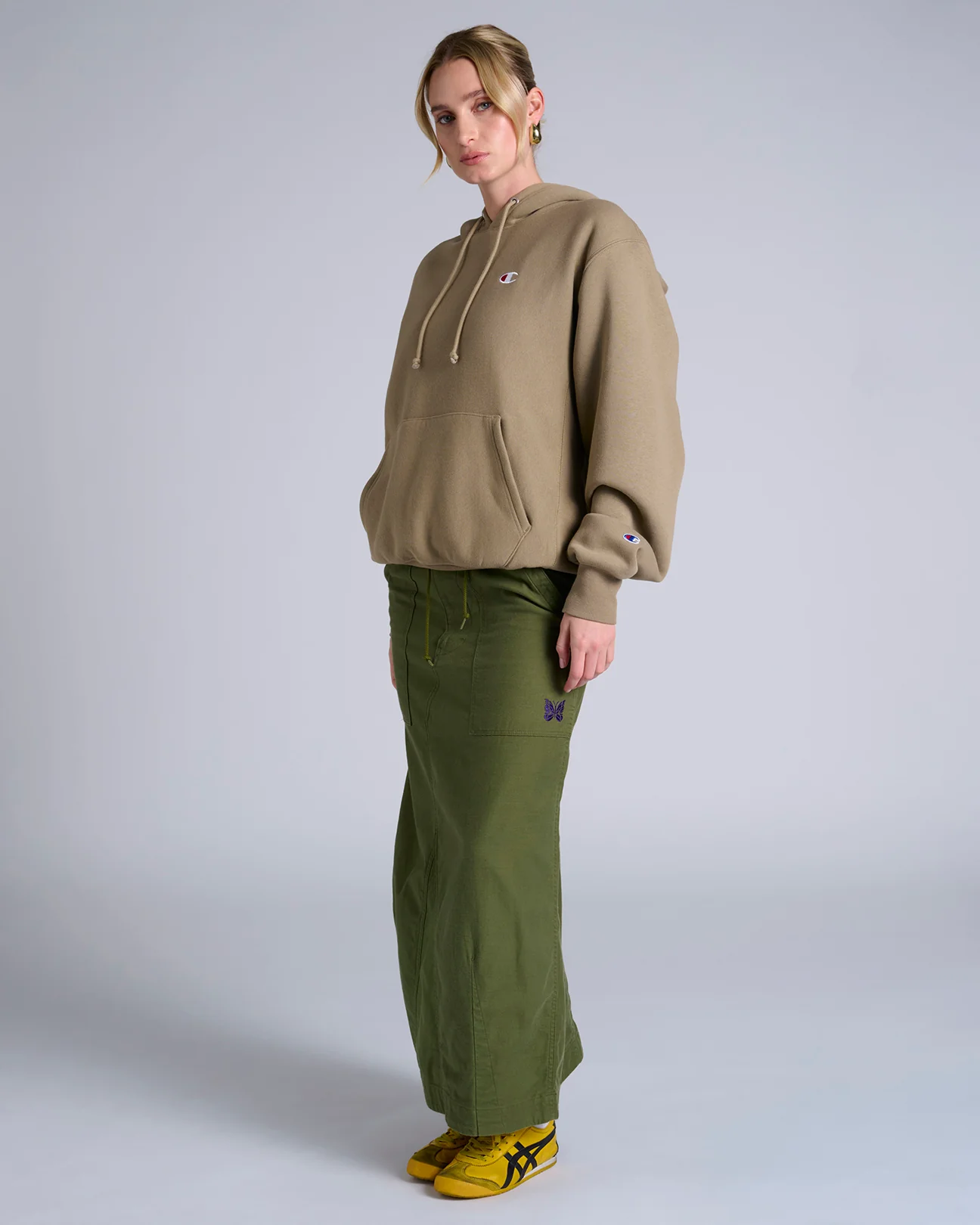 Reverse Weave C Logo Hoodie - Image 8