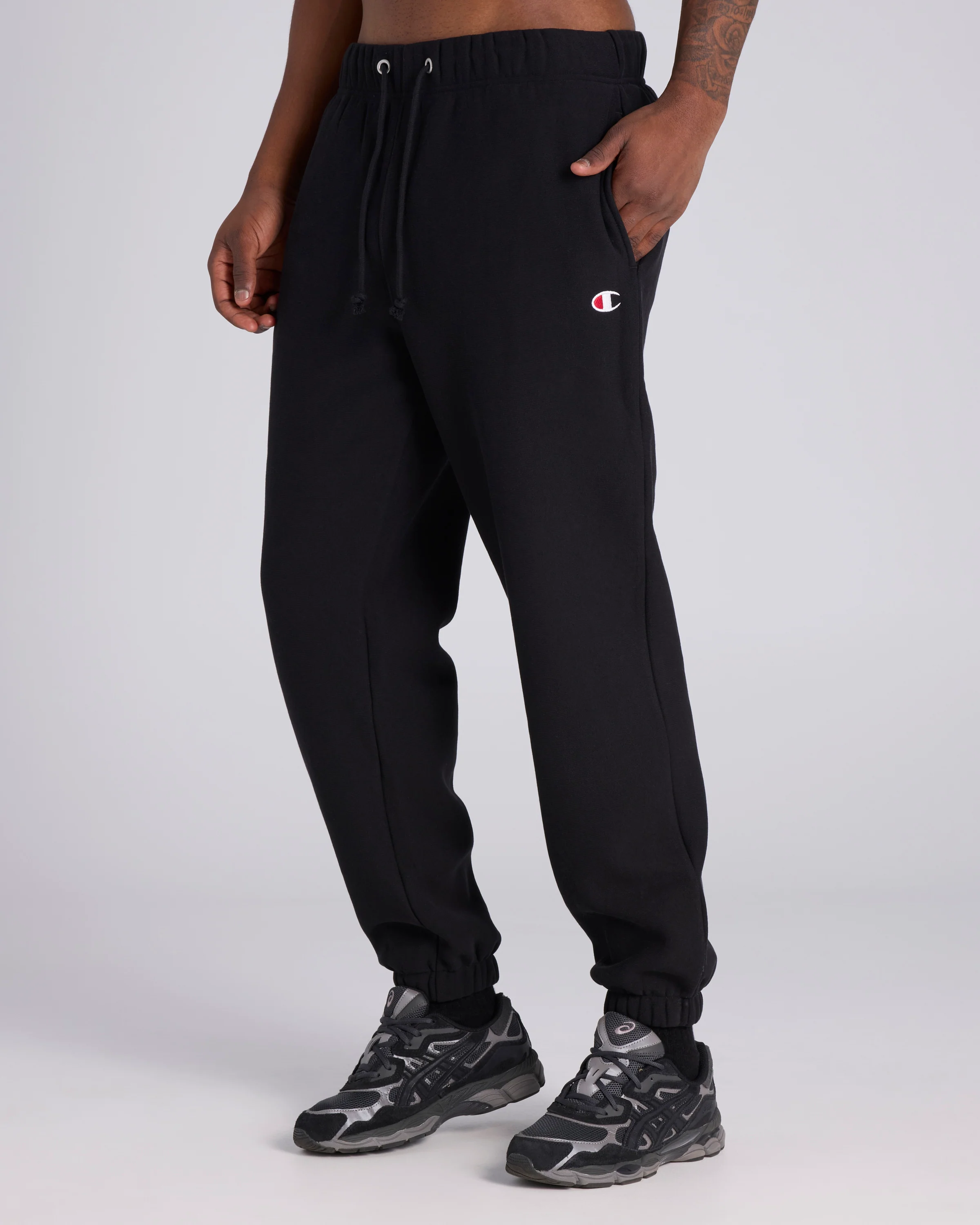 Reverse Weave Relaxed Track Pants - Image 3