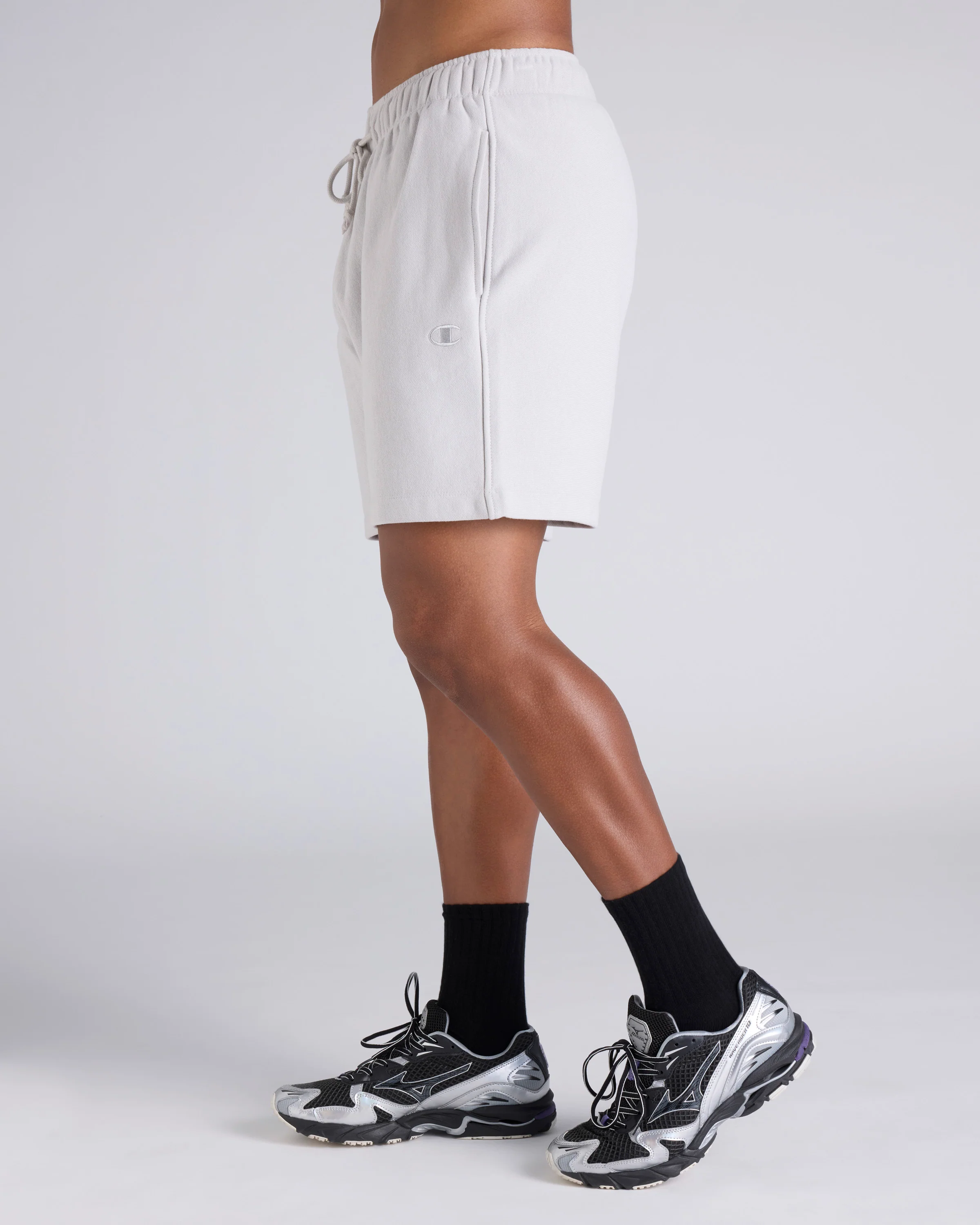 Reverse Weave Terry Relaxed Shorts - Image 2