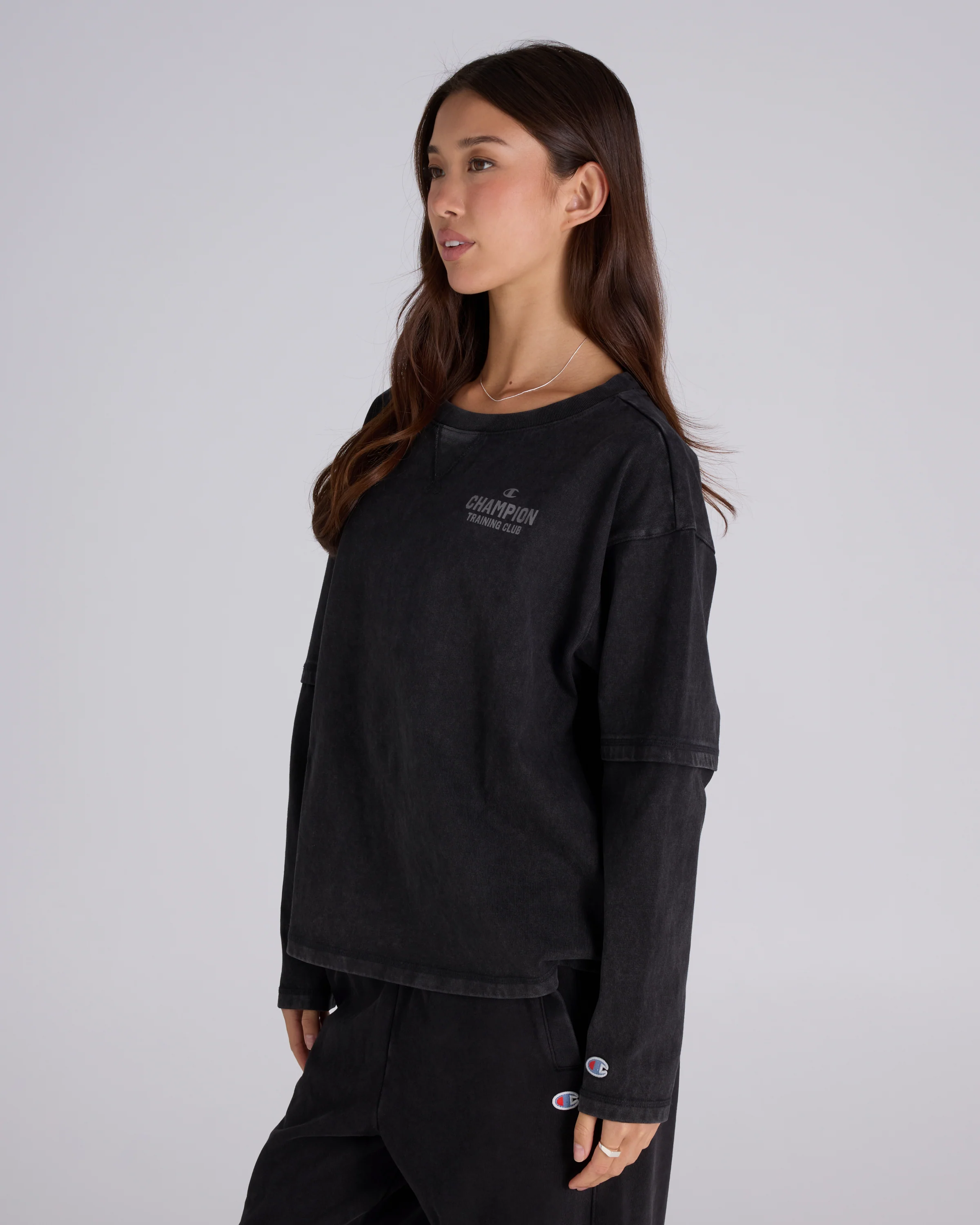 Layered Heavy Weight Jersey Crew - Image 2