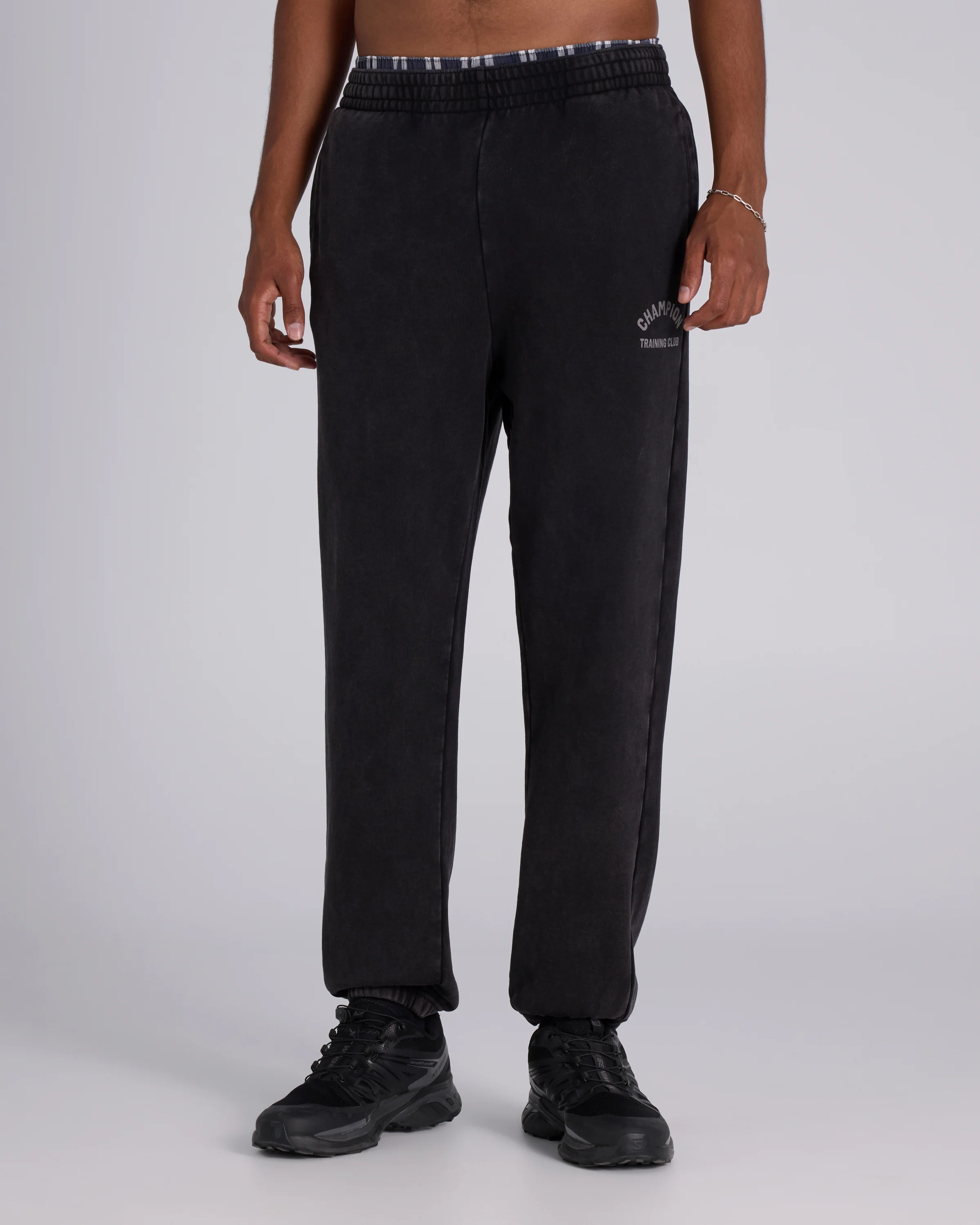 Ring Side Elastic Cuff Track Pants