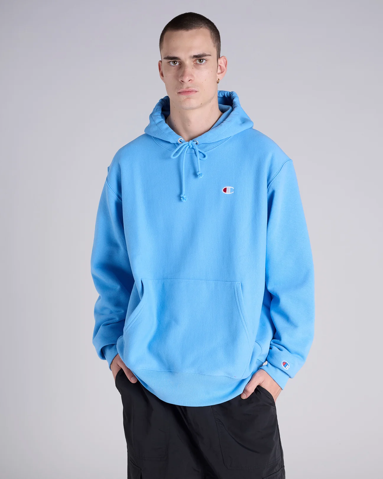 Reverse Weave C Logo Terry Hoodie