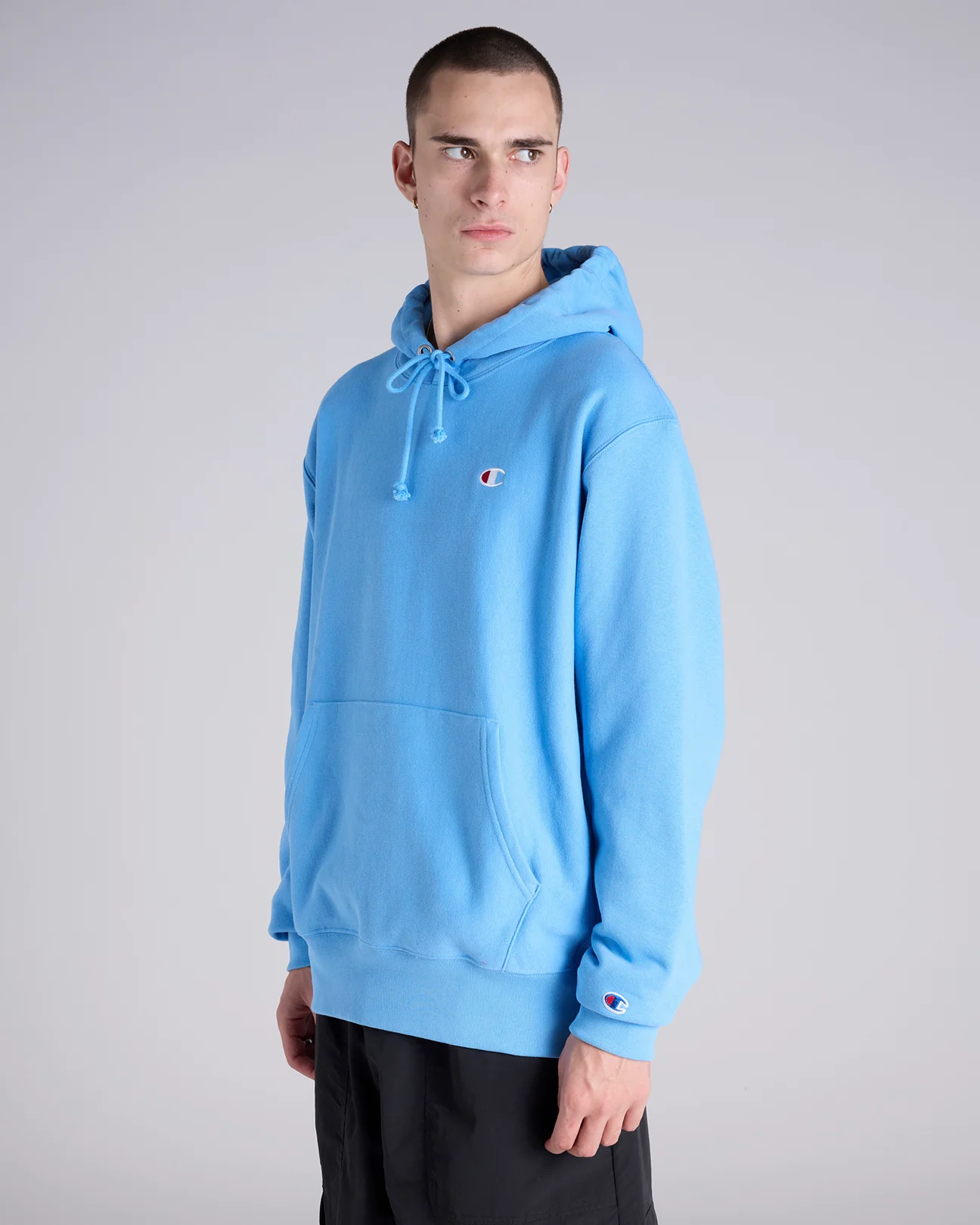 Reverse Weave C Logo Terry Hoodie - Image 2