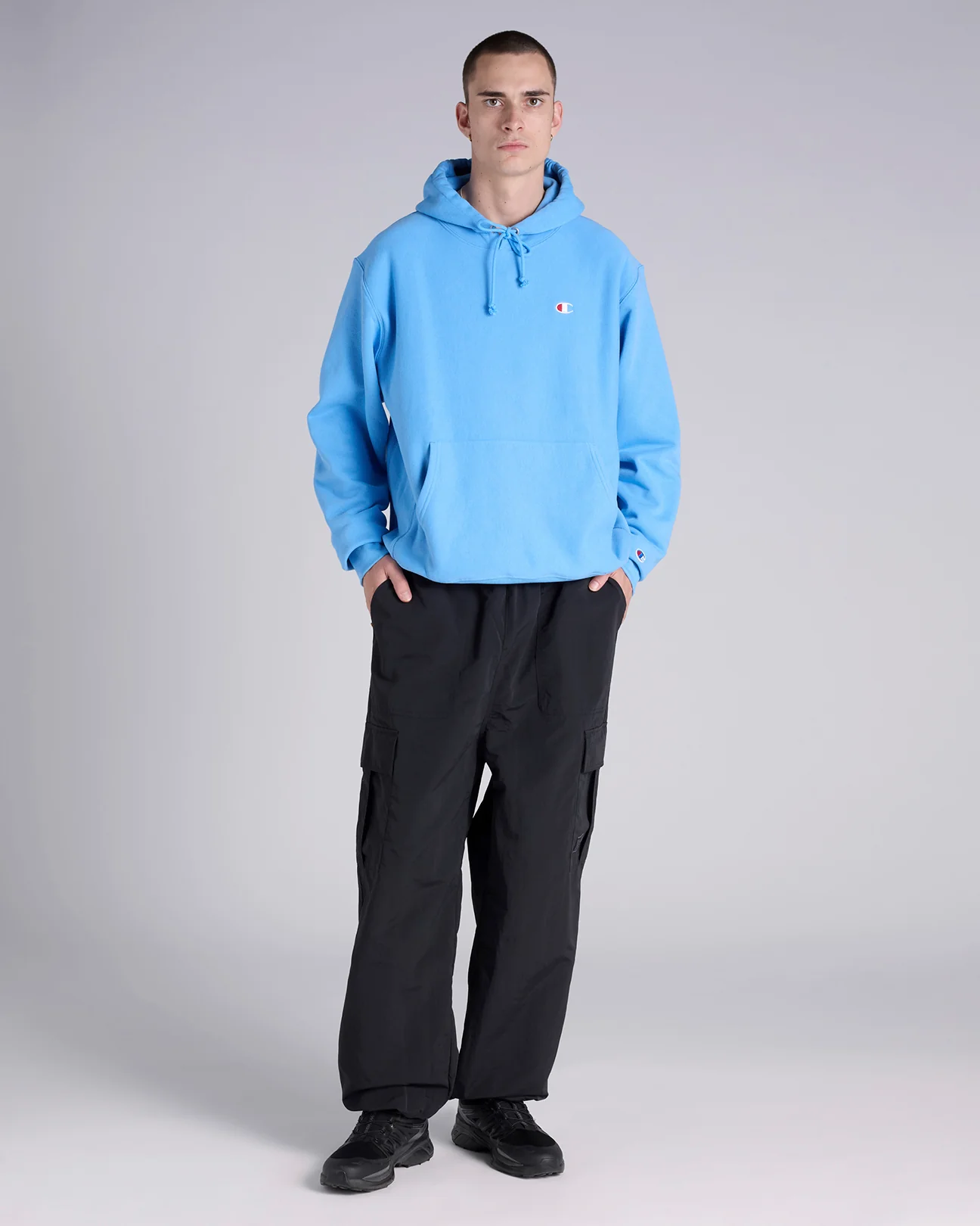Reverse Weave C Logo Terry Hoodie - Image 4