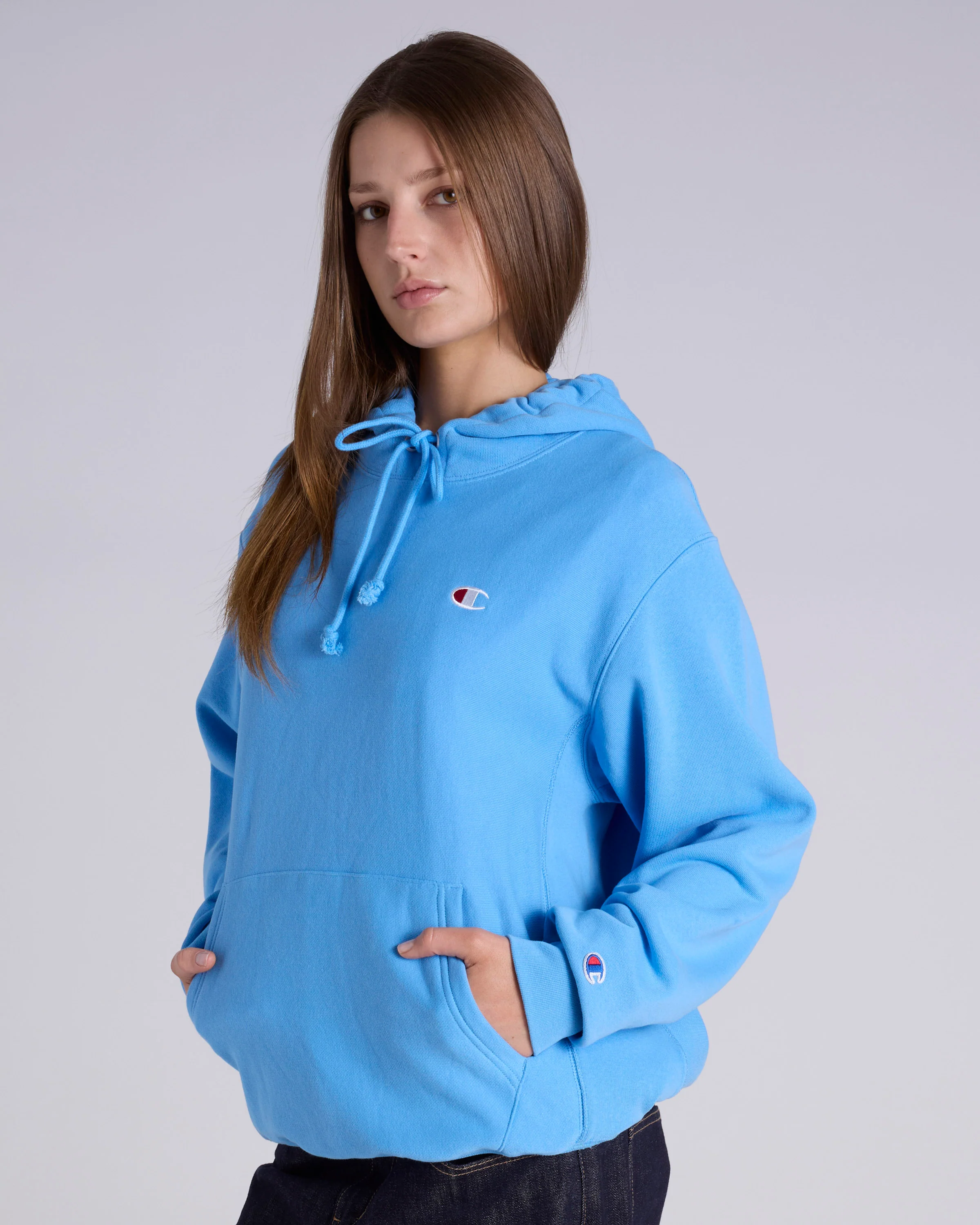 Reverse Weave C Logo Terry Hoodie - Image 6