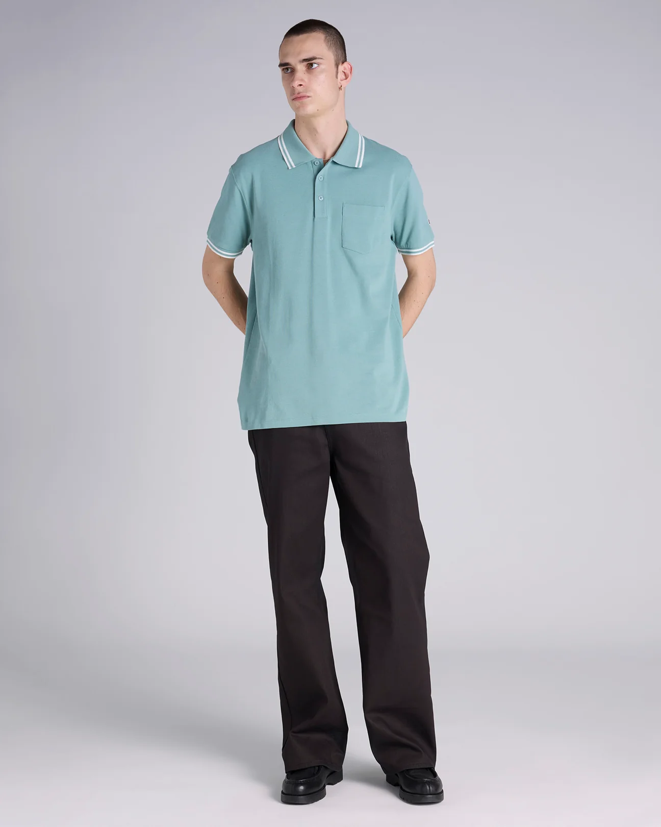 Stripe Polo Shirt - Image 4