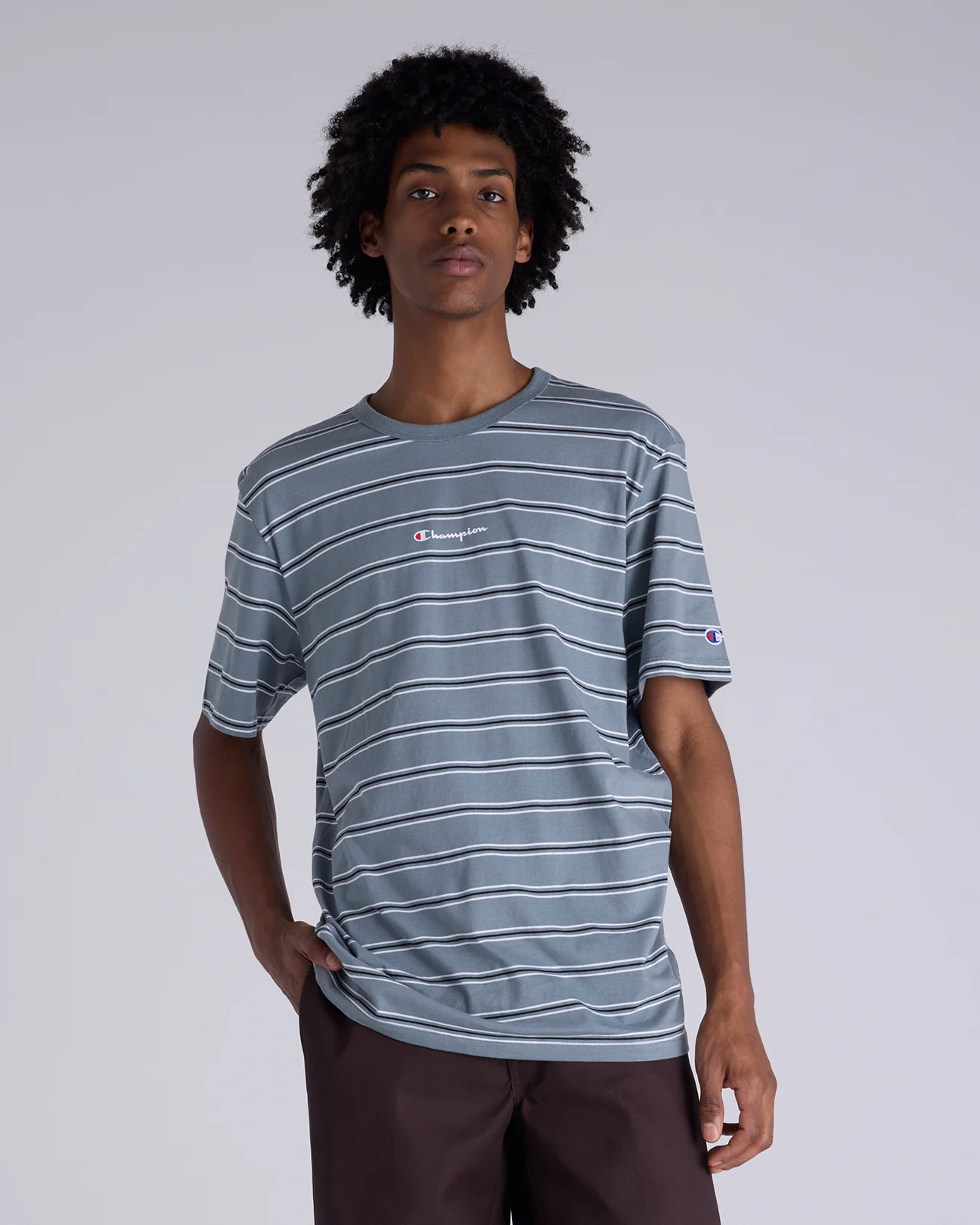 Script Stripe Tee