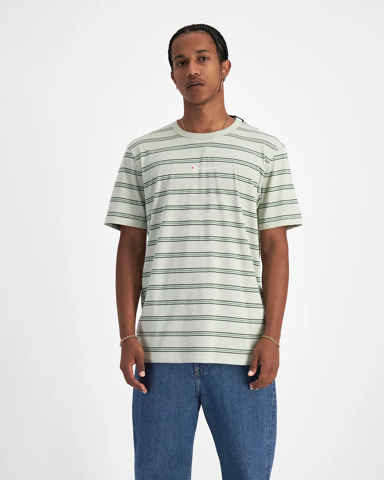 Script Stripe Tee