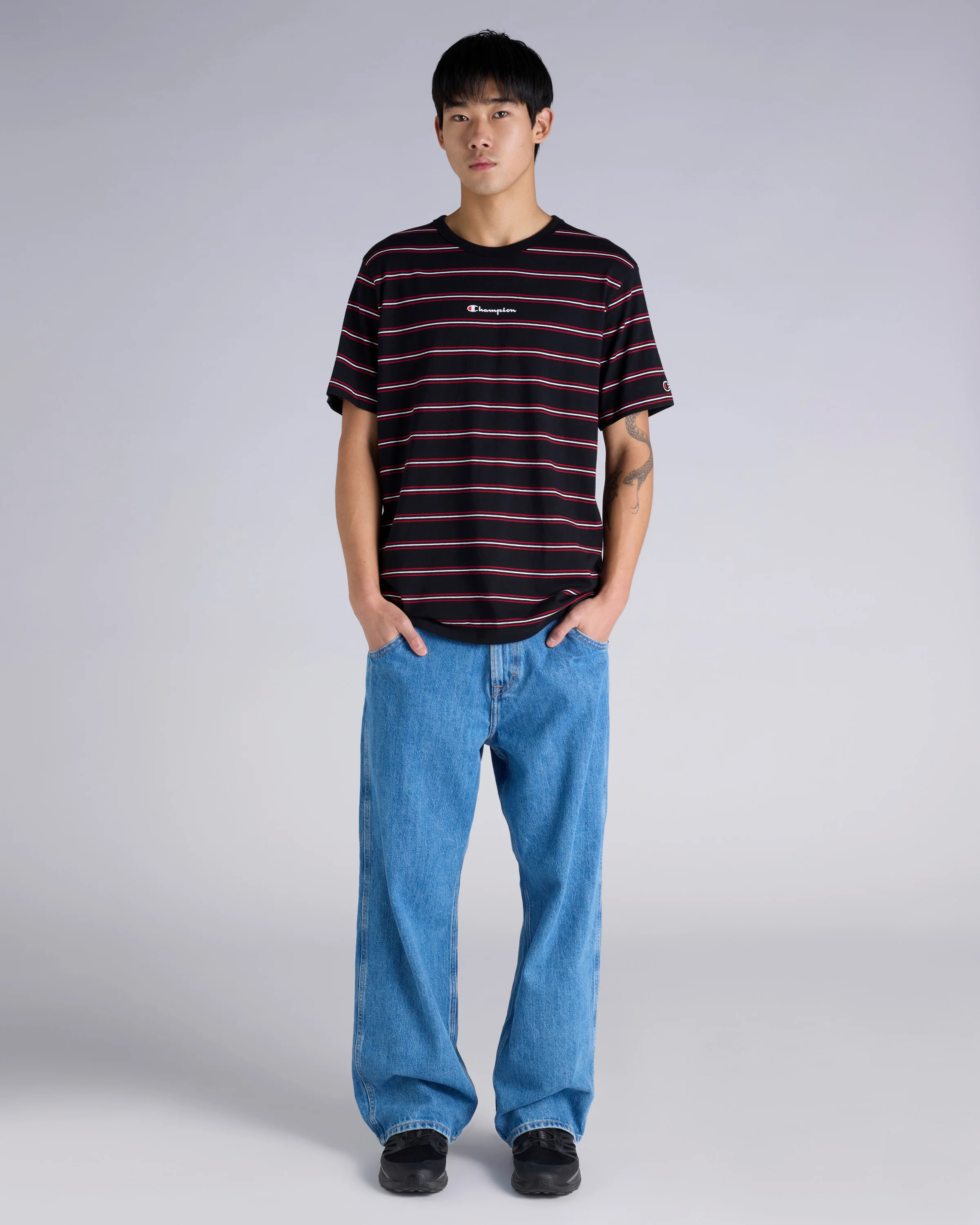 Script Stripe Tee - Image 4