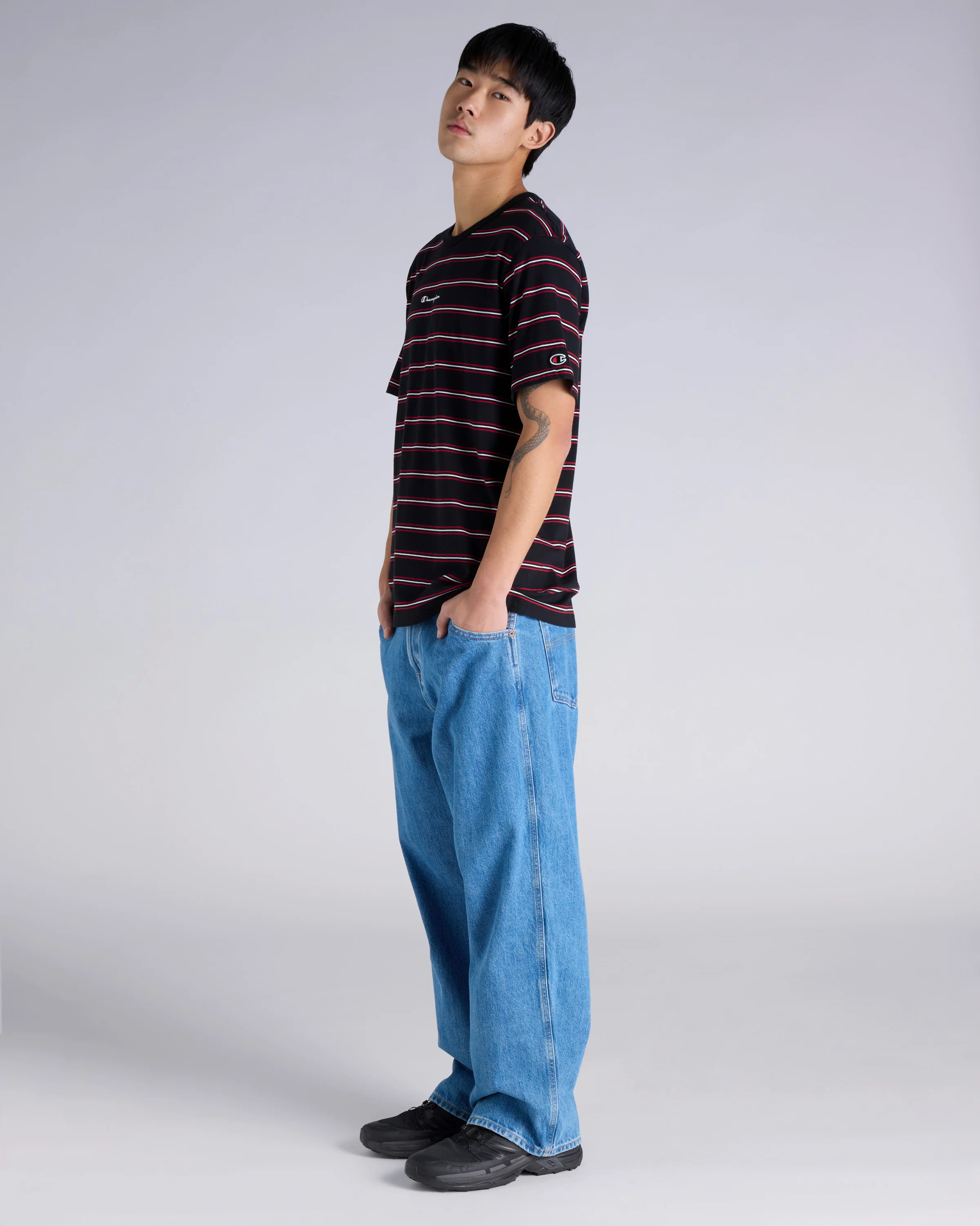 Script Stripe Tee - Image 5